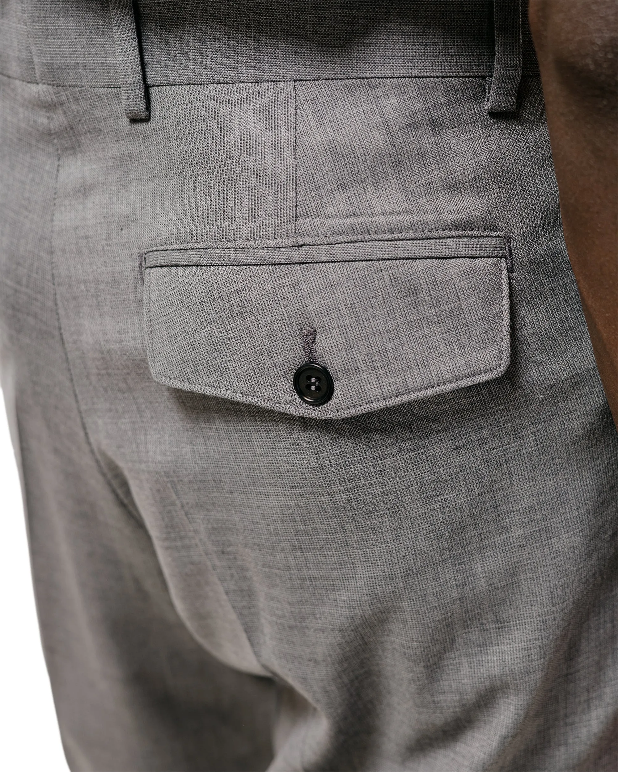Sunflower Wide Pleated Trouser 820 Grey Melange sold by Lost & Found product image thumbnail 3