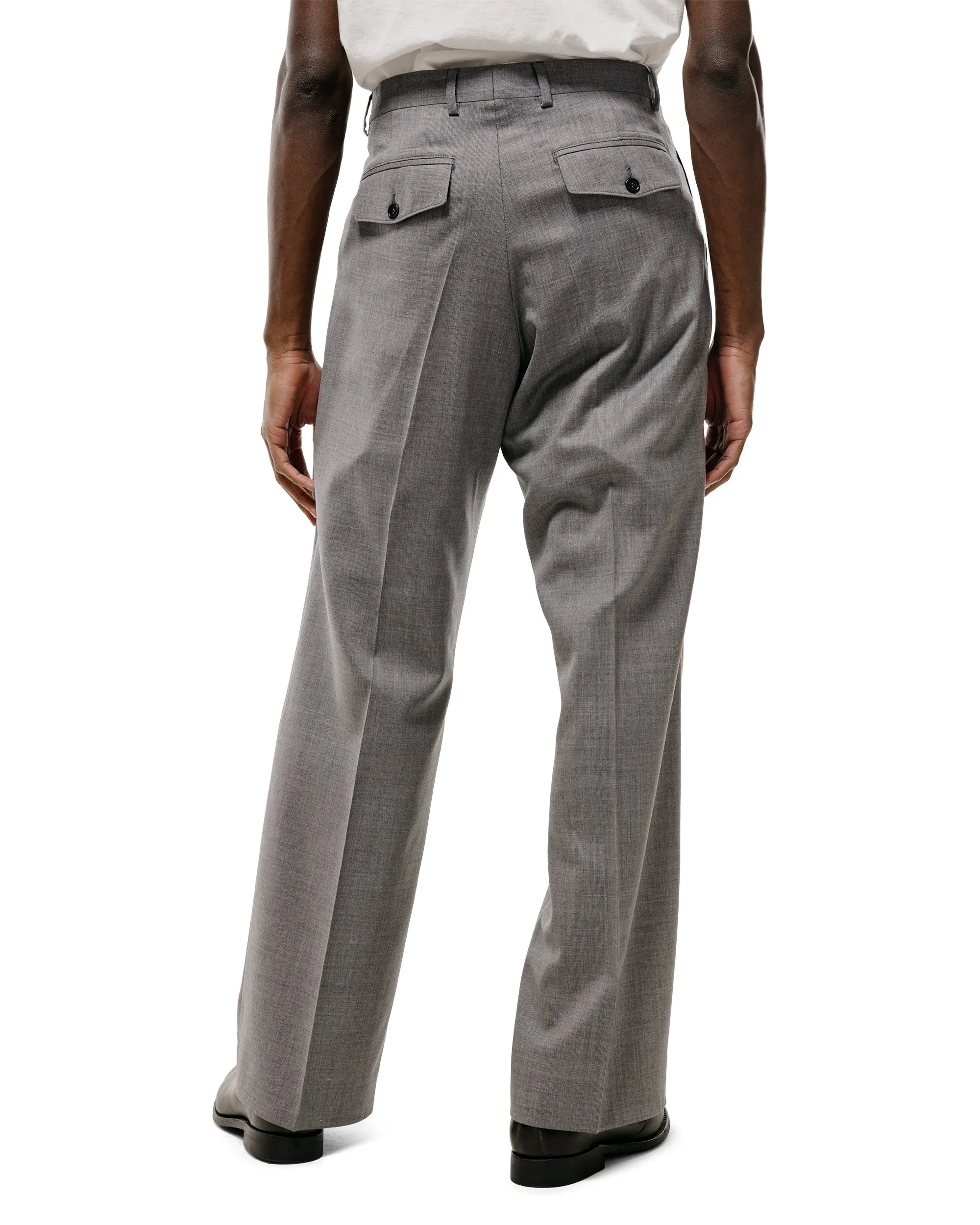 Sunflower Wide Pleated Trouser 820 Grey Melange sold by Lost & Found product image thumbnail 4