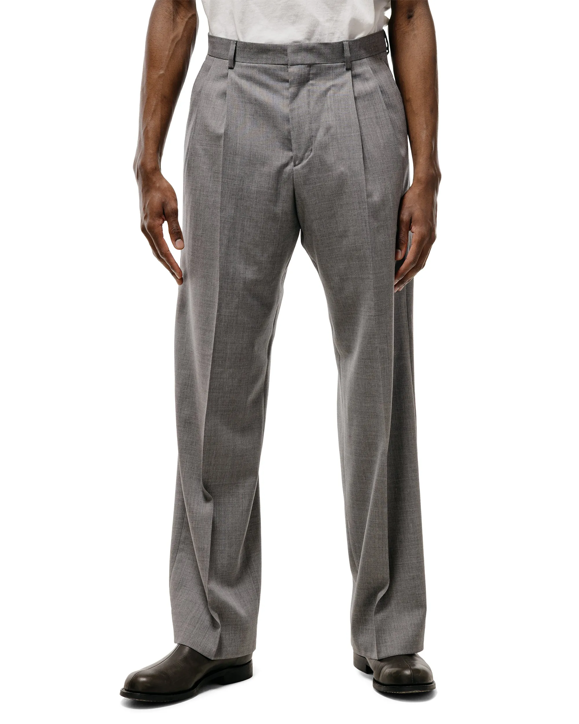 Sunflower Wide Pleated Trouser 820 Grey Melange sold by Lost & Found product image thumbnail 2