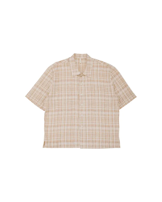Sunflower Adam Check Shirt 150 Sand made by Sunflower
