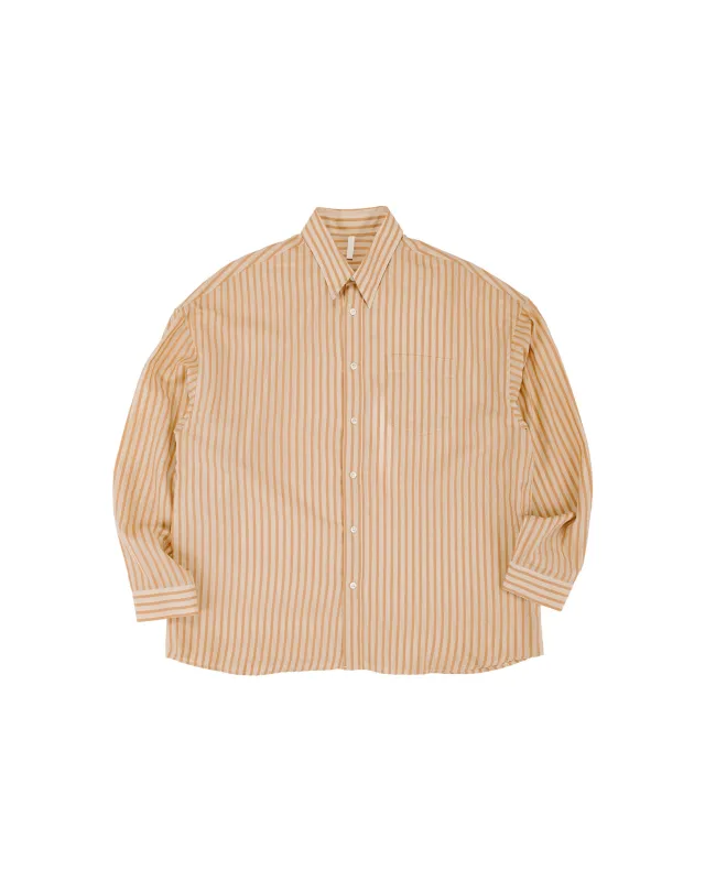 Sunflower Stable Shirt 170 Brown Stripe made by Sunflower