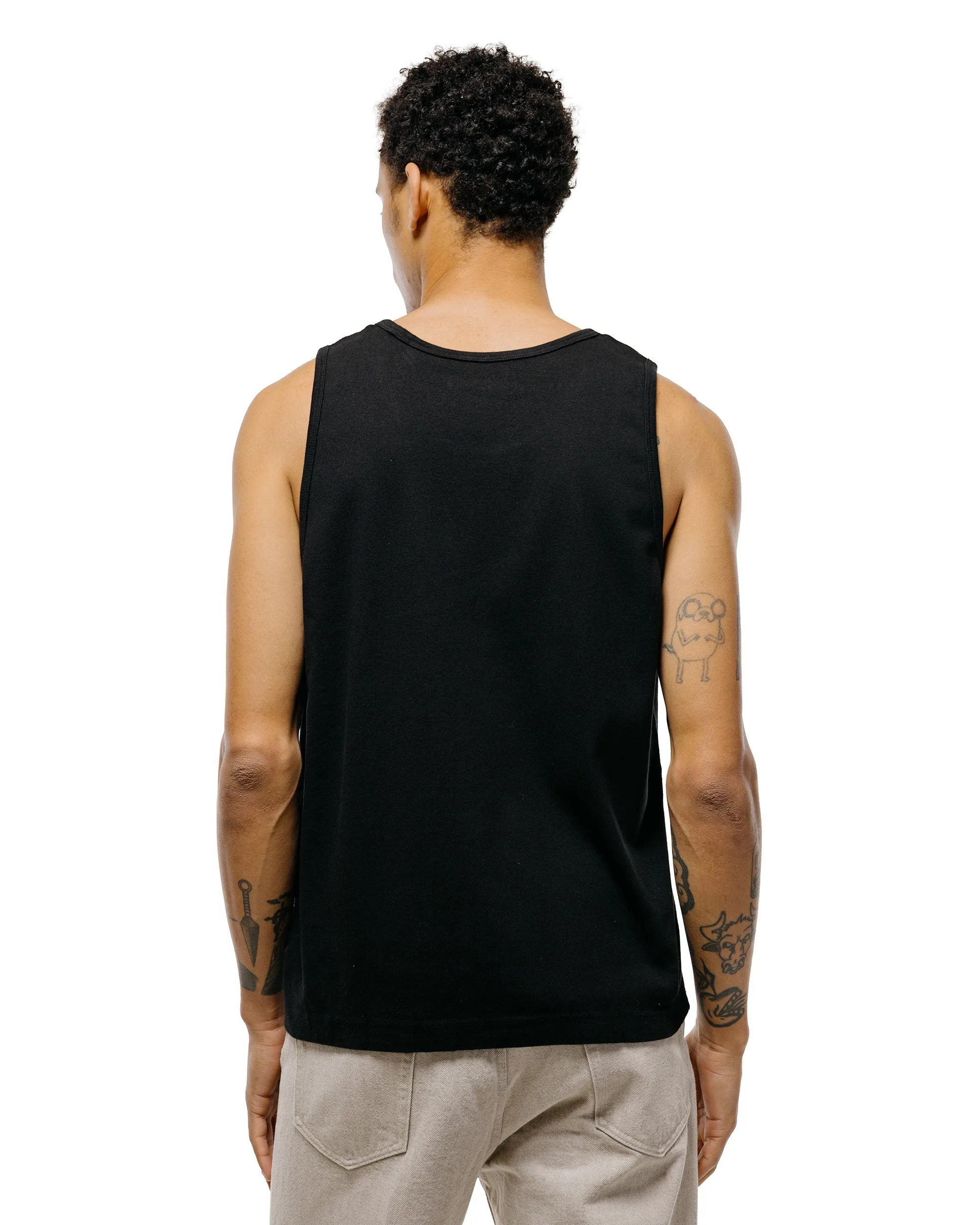 MAN-TLE LWCT0 Lady White Co. Singlet 2-Pack Black Rib sold by Lost & Found product image thumbnail 4