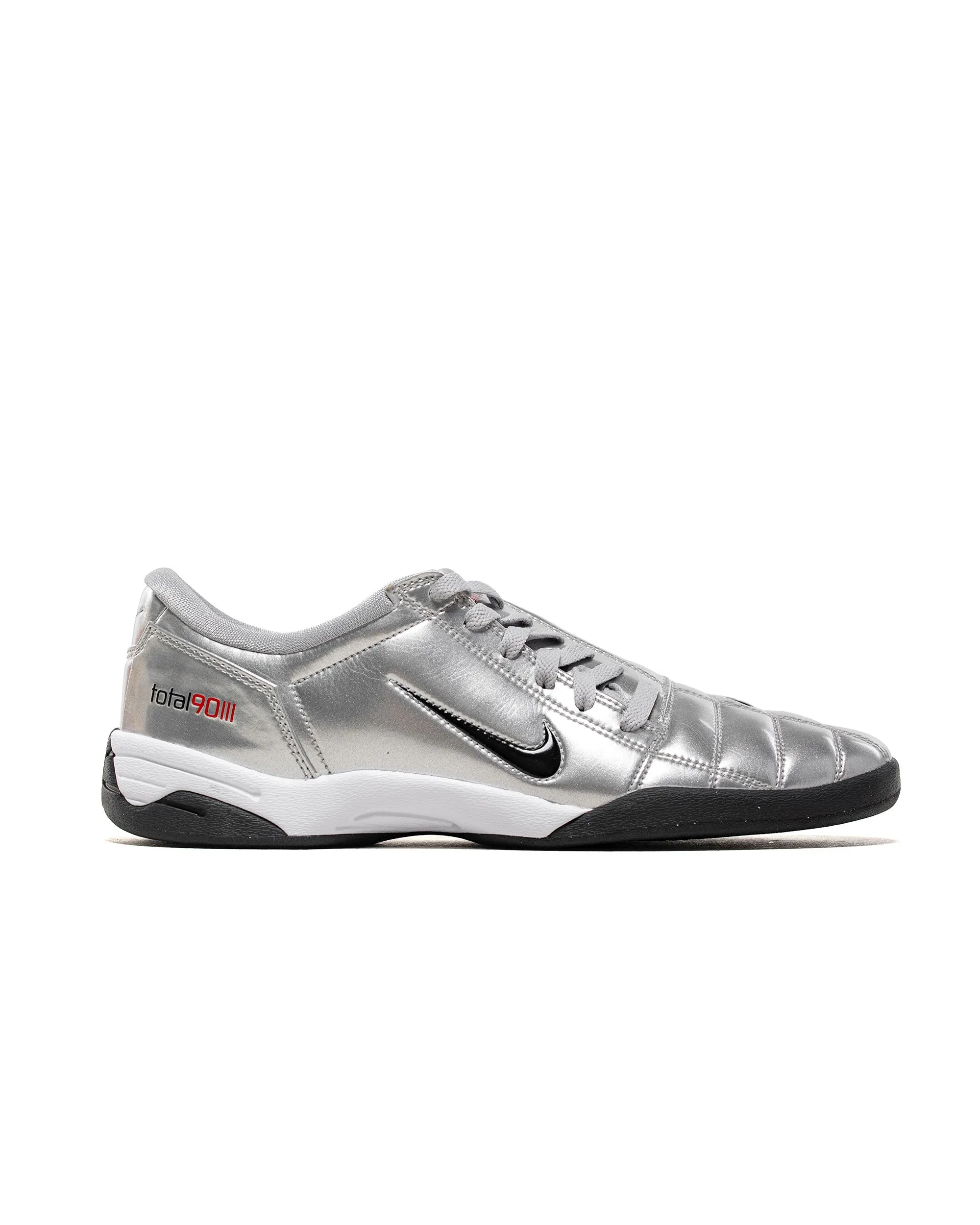 Nike Total 90 SP Metallic Silver/Black-University Red sold by Lost & Found