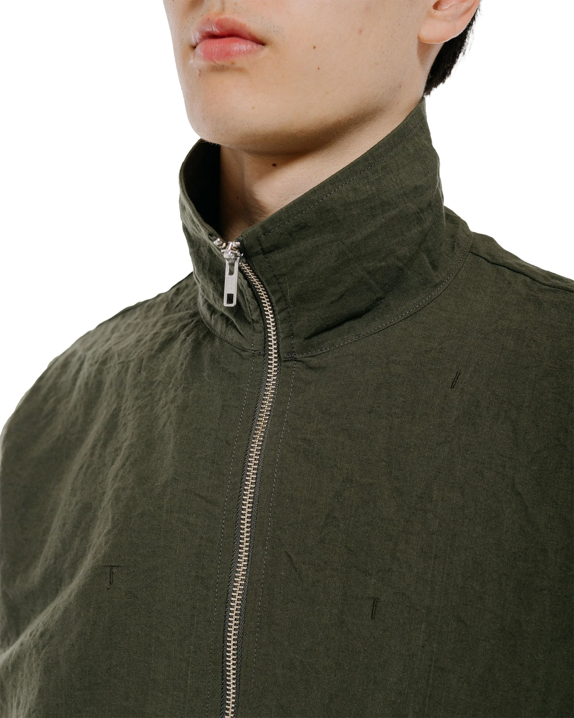 MAN-TLE R20S3 'Track Shirt' Woodland Linen sold by Lost & Found product image thumbnail 3