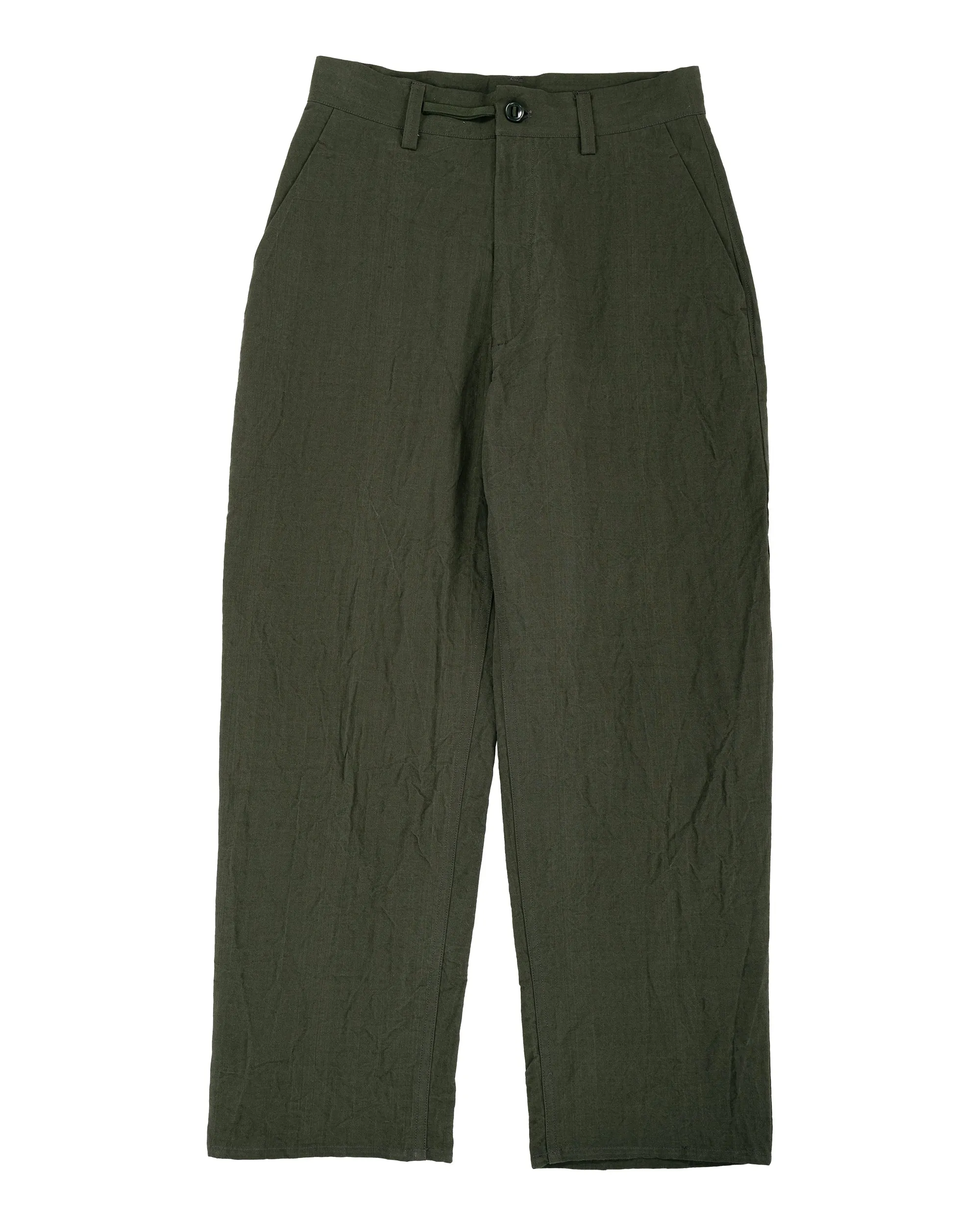 MAN-TLE R20P4 Wide Pants Woodland Linen sold by Lost & Found
