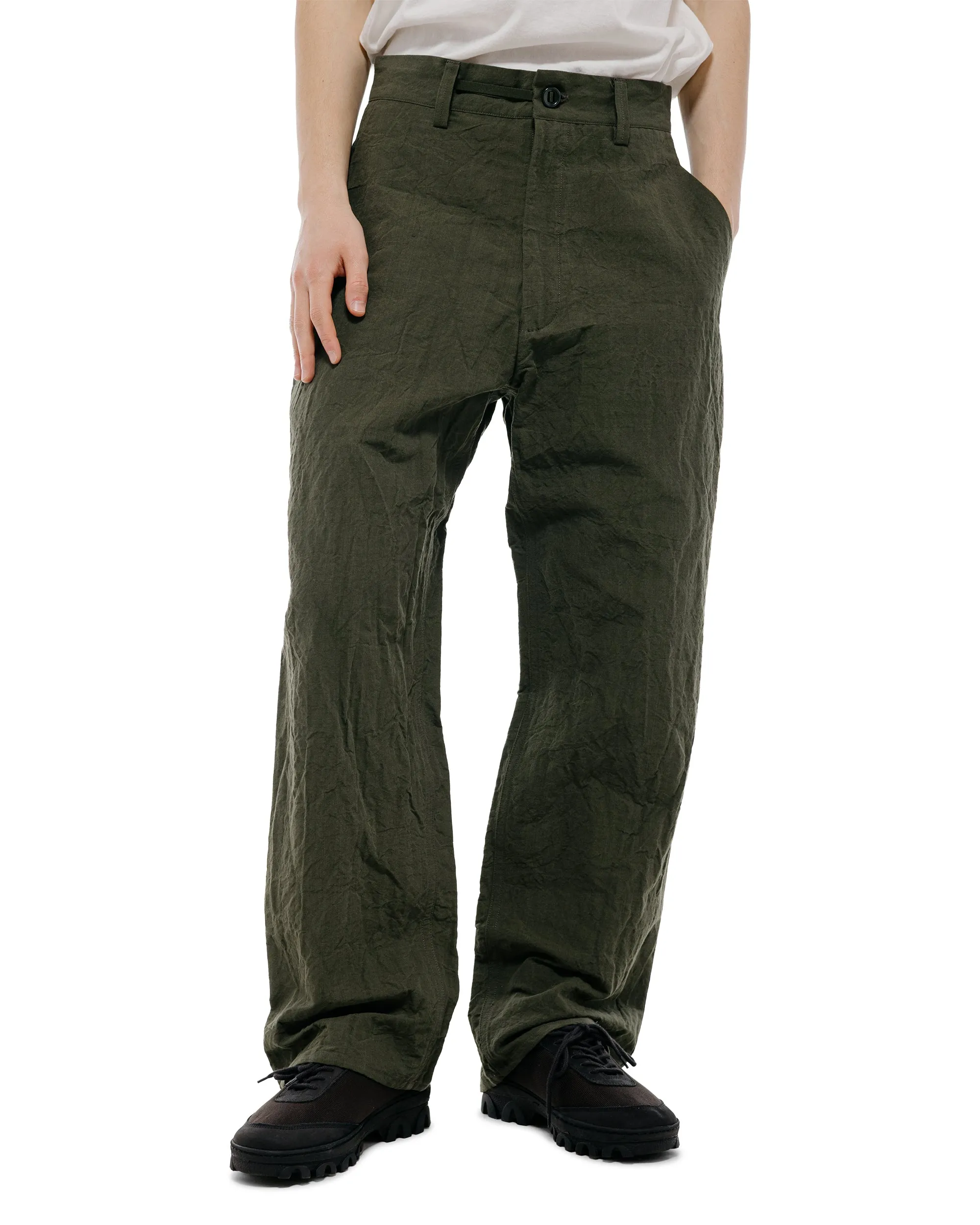 MAN-TLE R20P4 Wide Pants Woodland Linen sold by Lost & Found product image thumbnail 2
