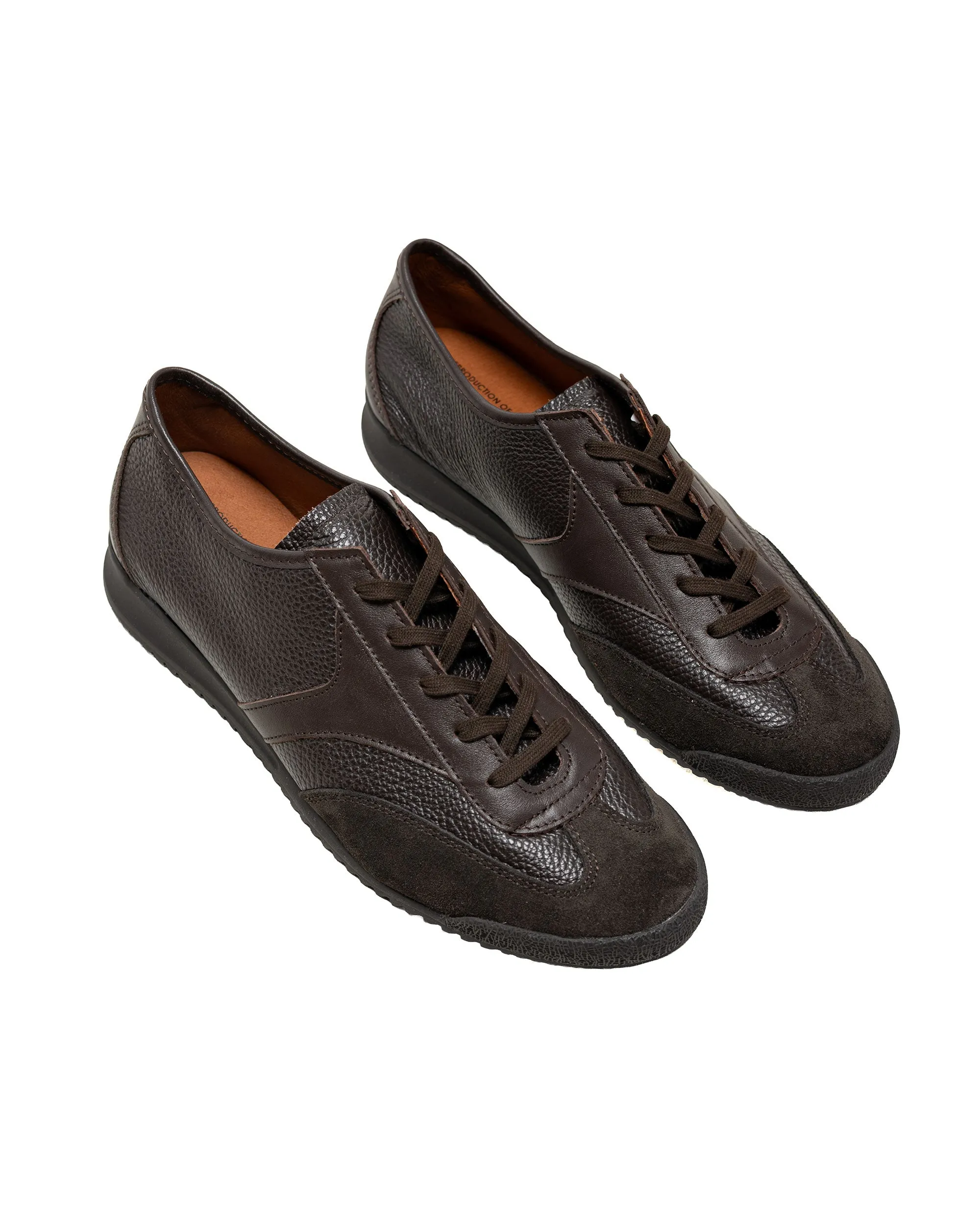 Reproduction of Found German Military Trainer 1717MSL Dark Brown/Dark Brown Sole sold by Lost & Found product image thumbnail 2