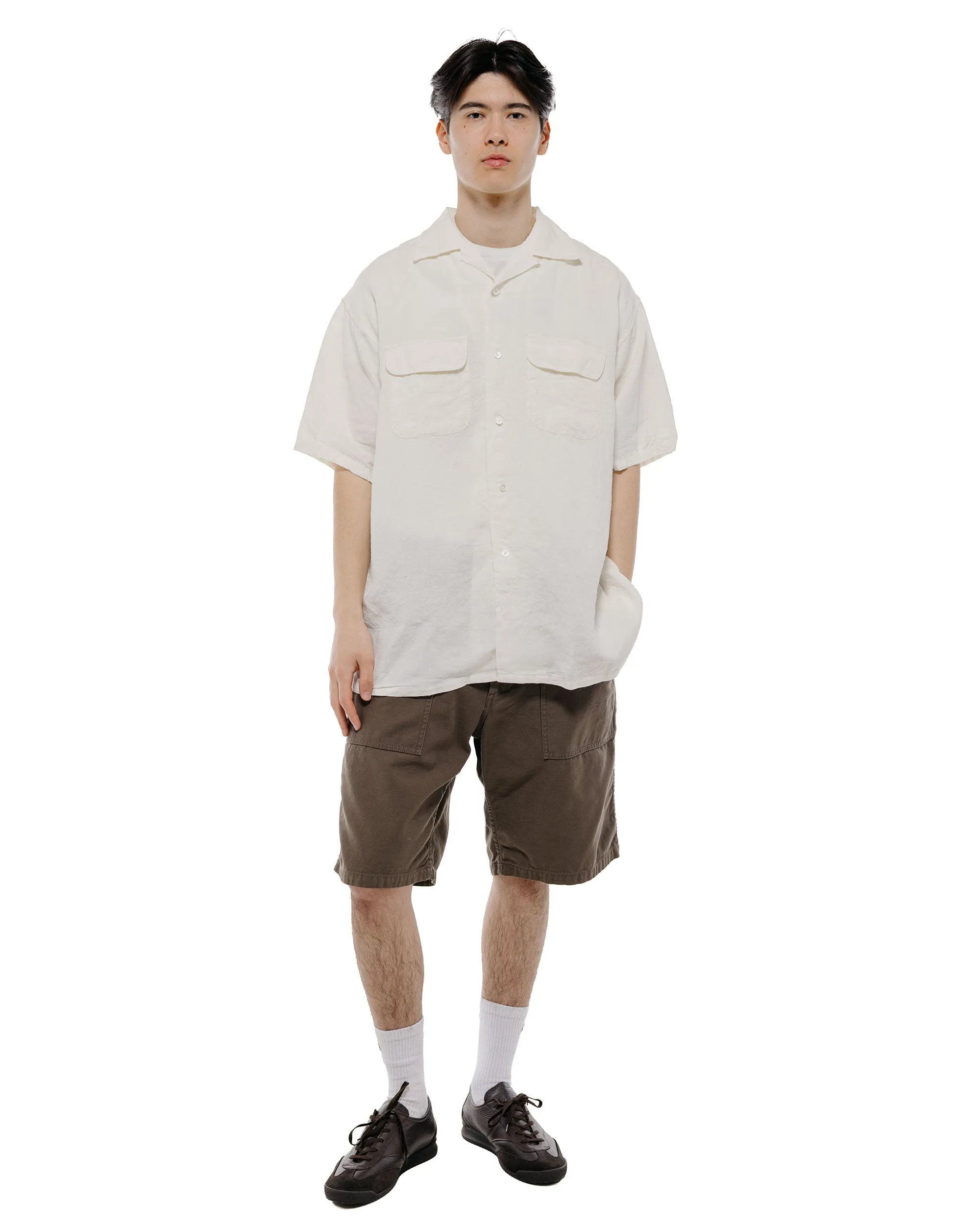 Beams Plus MIL Utility Shorts Reversed Sateen Olive Brown sold by Lost & Found product image thumbnail 5