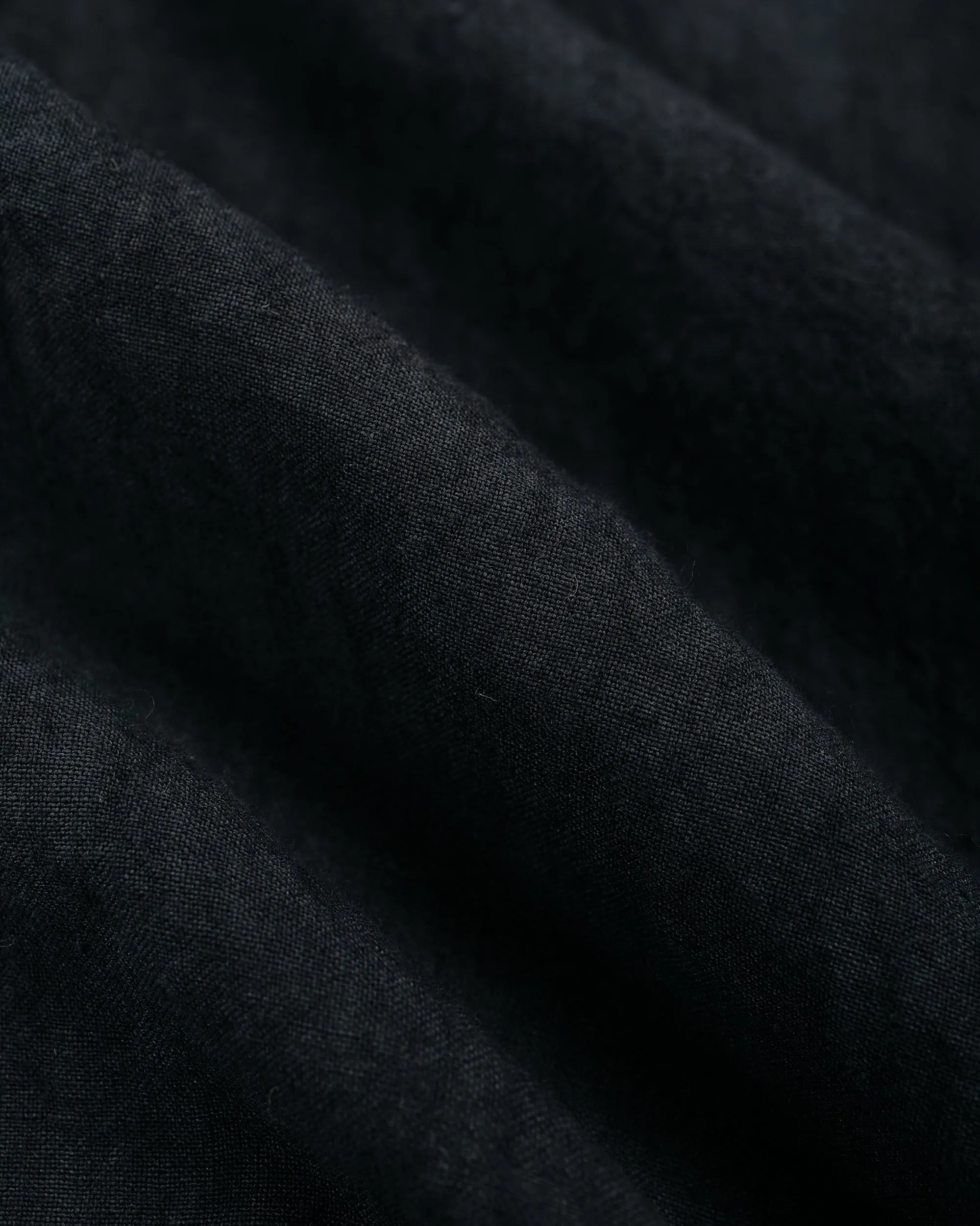 Beams Plus Open Collar 1/40 Linen Charcoal sold by Lost & Found product image thumbnail 5