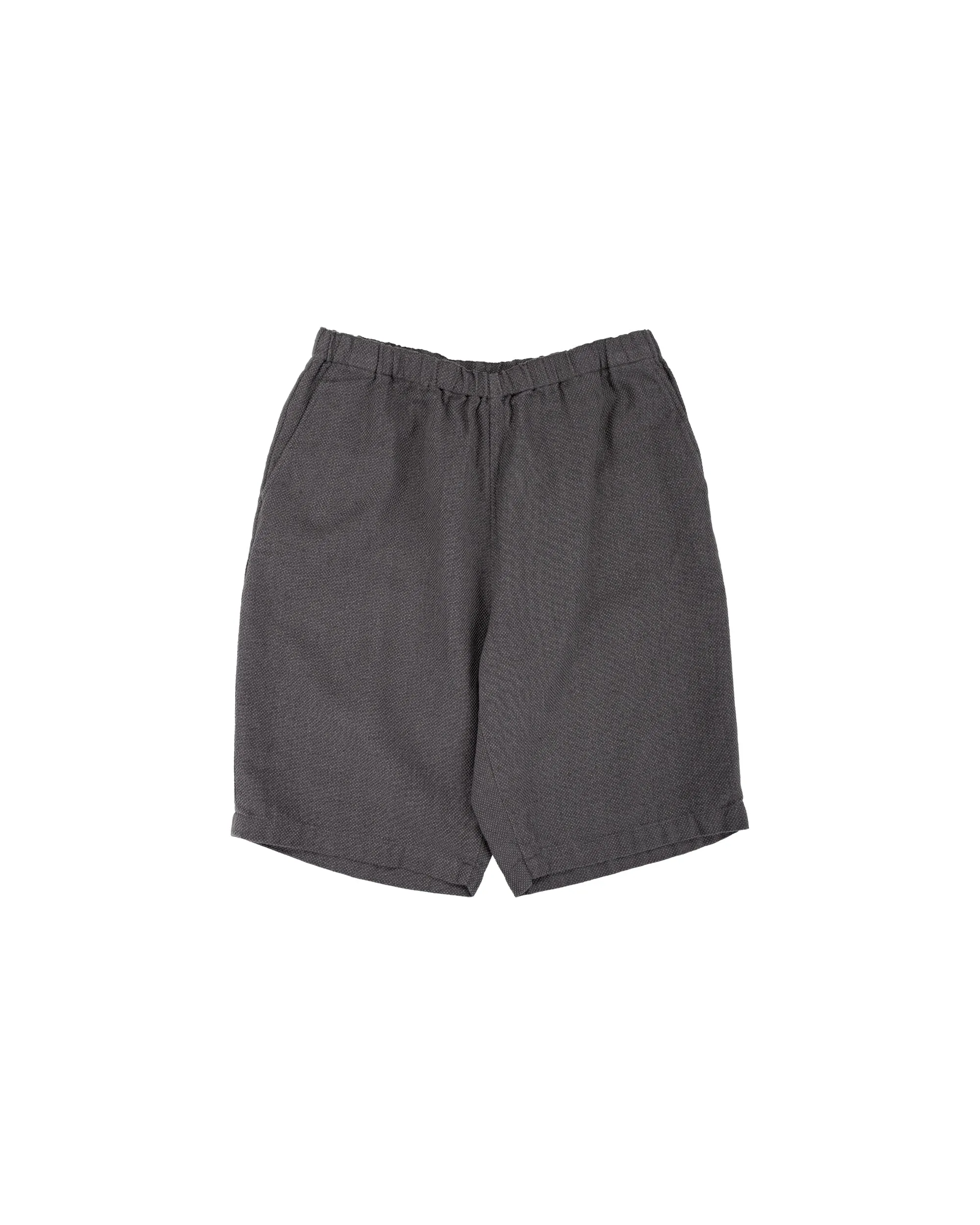 Beams Plus Easy Shorts Cotton Linen Grey sold by Lost & Found