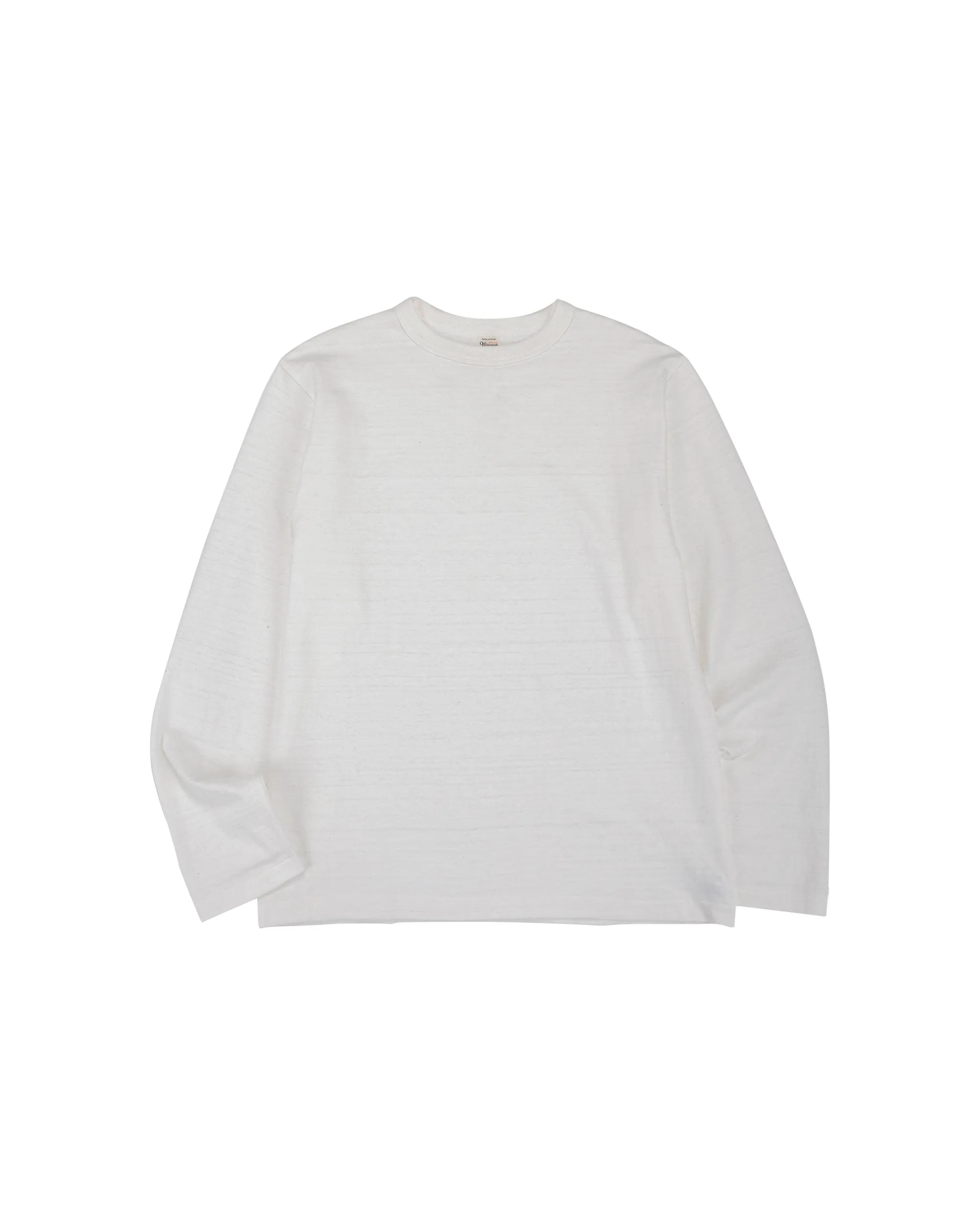 Warehouse Lot. 5906 Long Sleeve Crew Neck T-Shirt Off White sold by Lost & Found