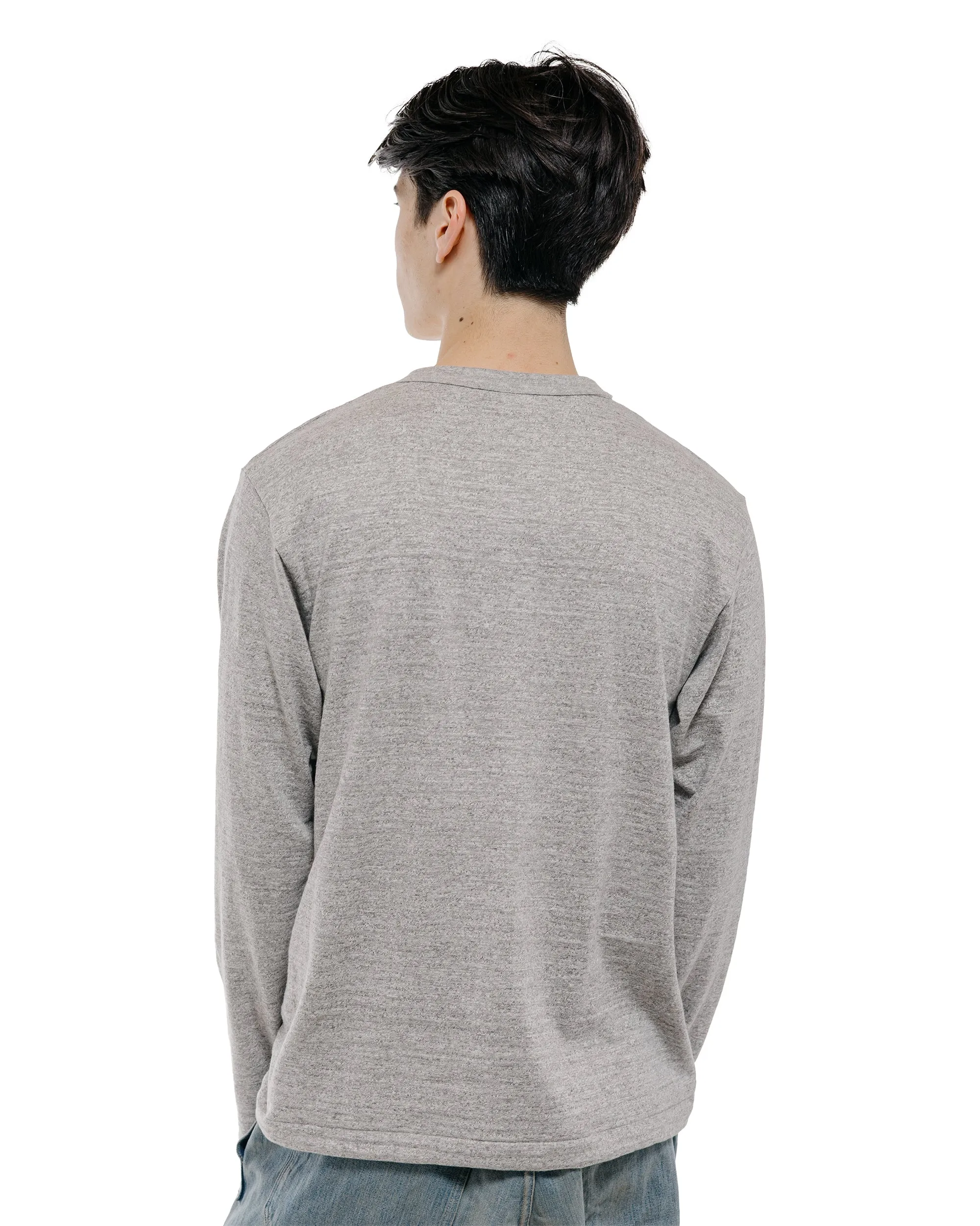 Warehouse Lot. 5906 Long Sleeve Crew Neck T-Shirt St. Johns Heather Gray sold by Lost & Found product image thumbnail 4