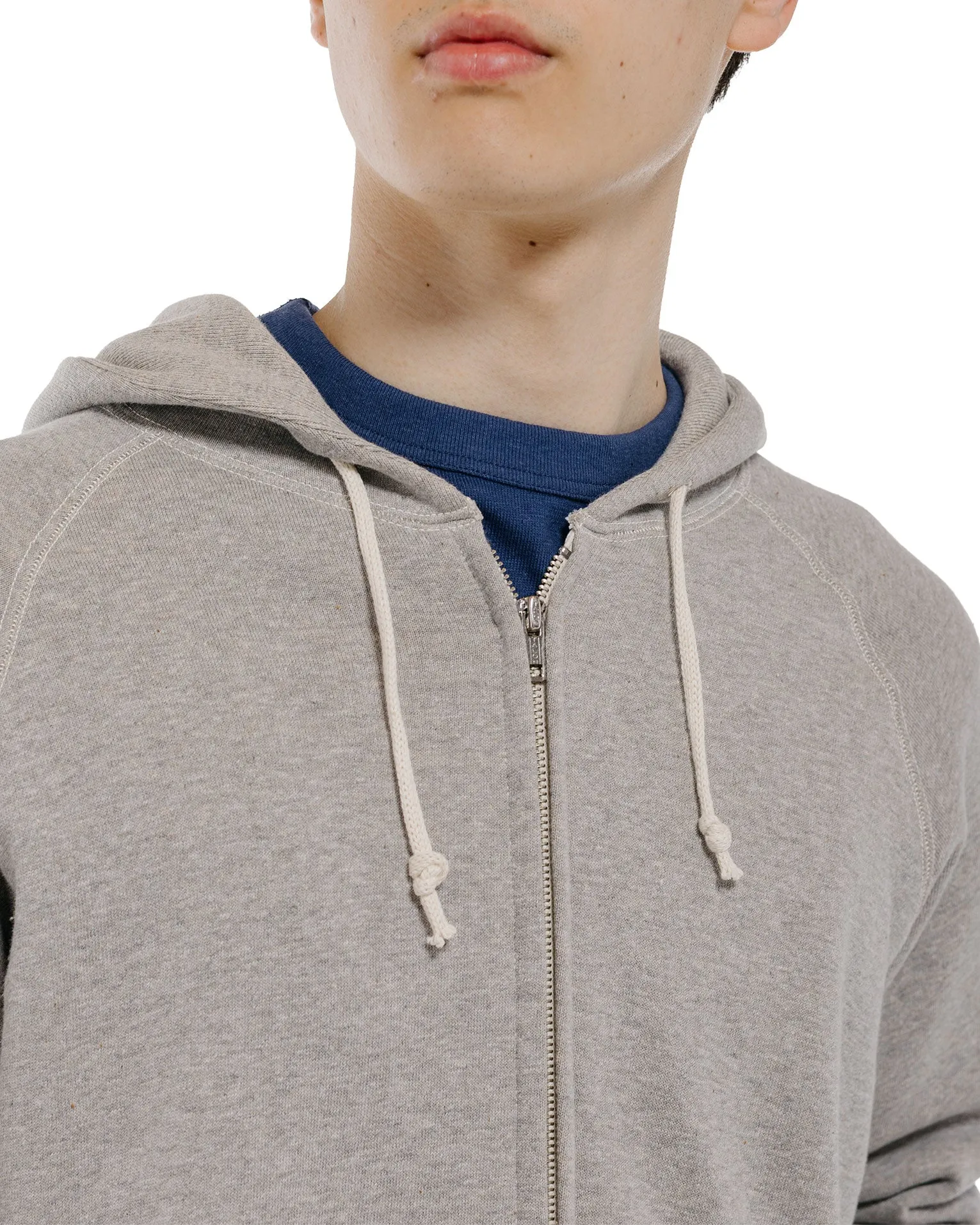 Warehouse Lot. 496 Raglan Freedom Full Zip Hood Heather Gray sold by Lost & Found product image thumbnail 3