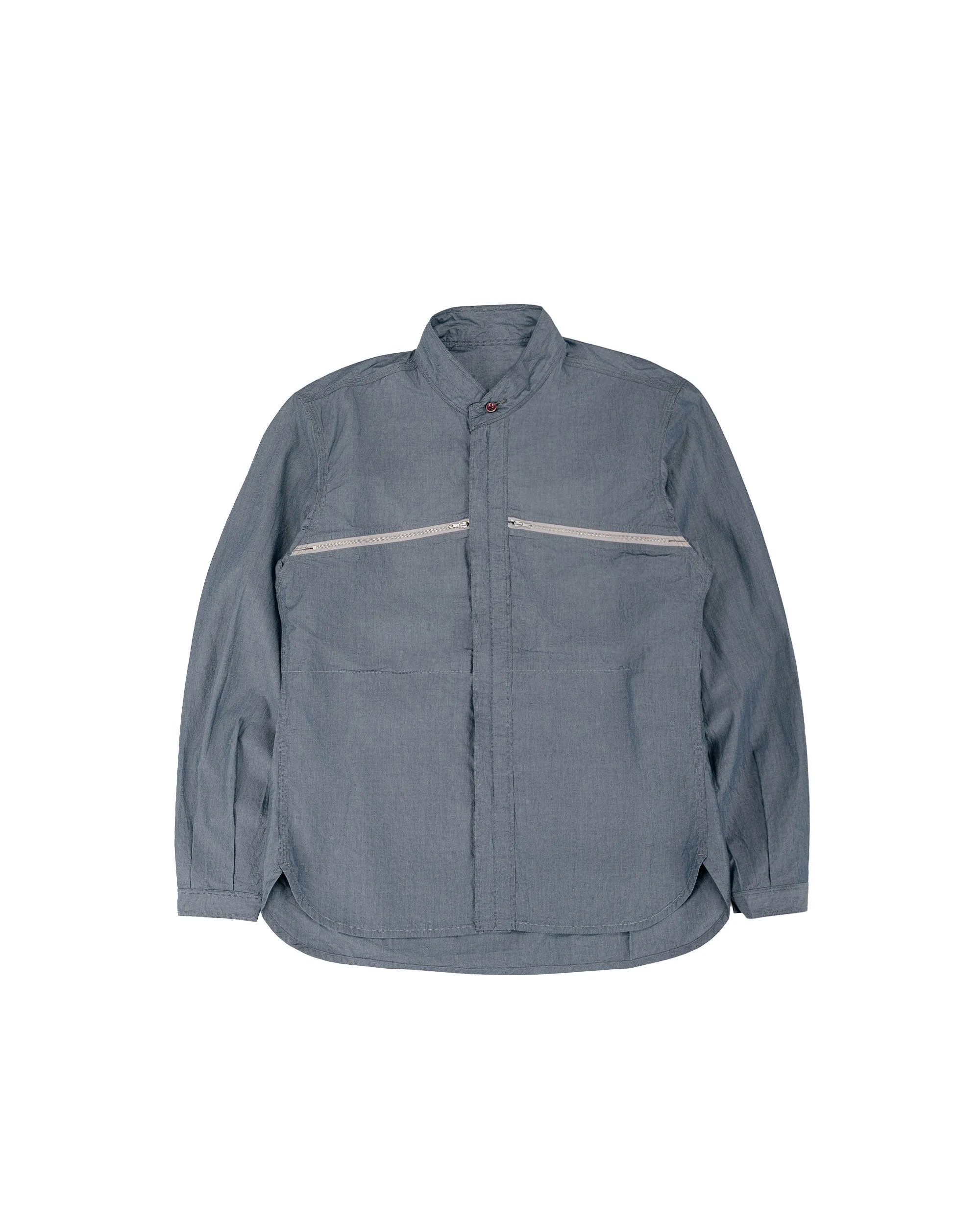 MotivMfg Hillock Fatigue Shirt High Density Super Chambray/Chambray Blue sold by Lost & Found