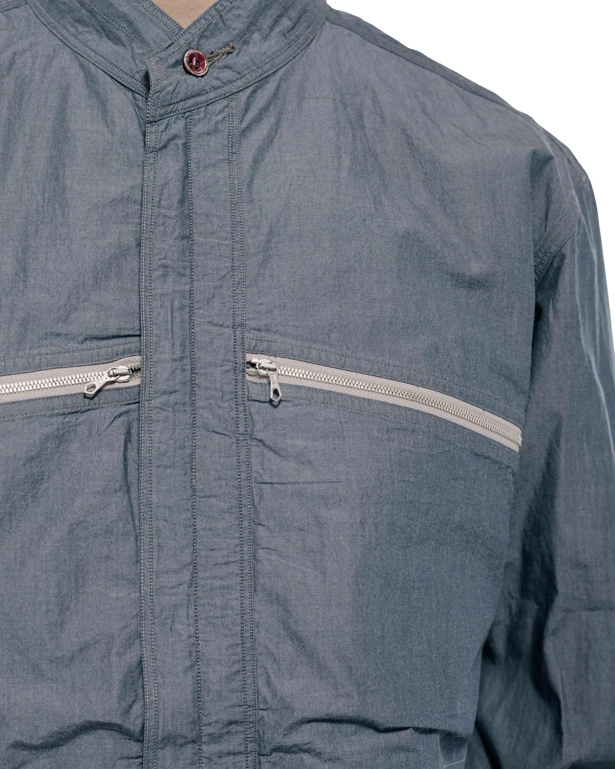 MotivMfg Hillock Fatigue Shirt High Density Super Chambray/Chambray Blue sold by Lost & Found product image thumbnail 3