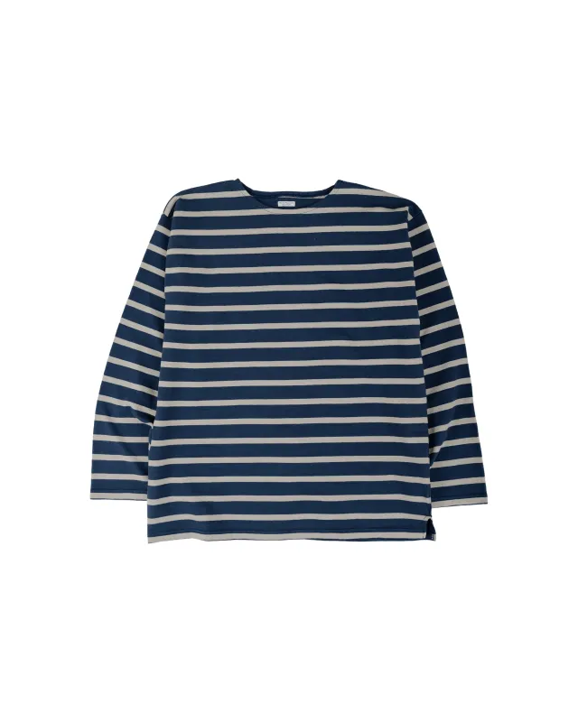 Phigvel Basque Shirts Sepia Blue/S. Beige made by Lost & Found