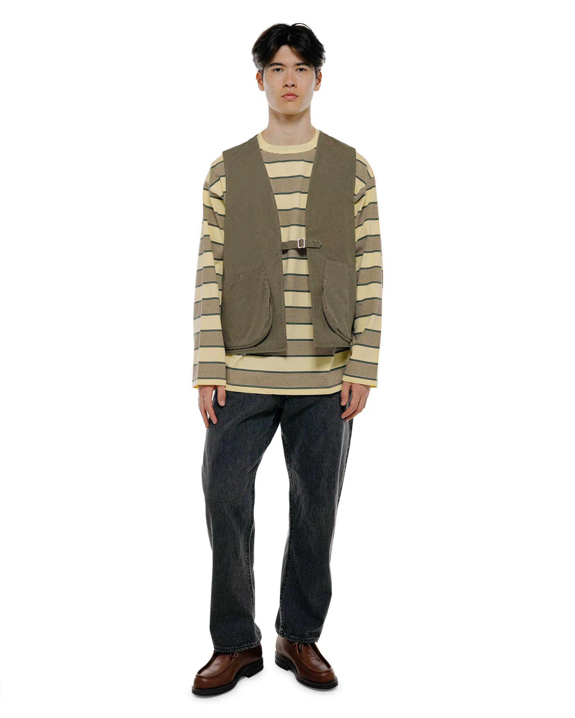 Phigvel Border Long Sleeve Top P.Yellow/Viridian sold by Lost & Found product image thumbnail 5