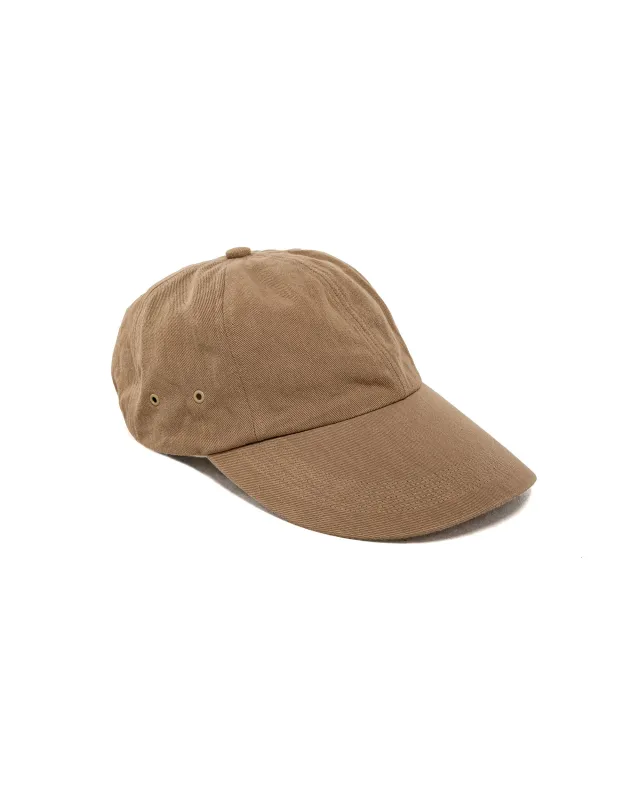 Phigvel Drill Cloth Field Cap Smoke Khaki made by Lost & Found