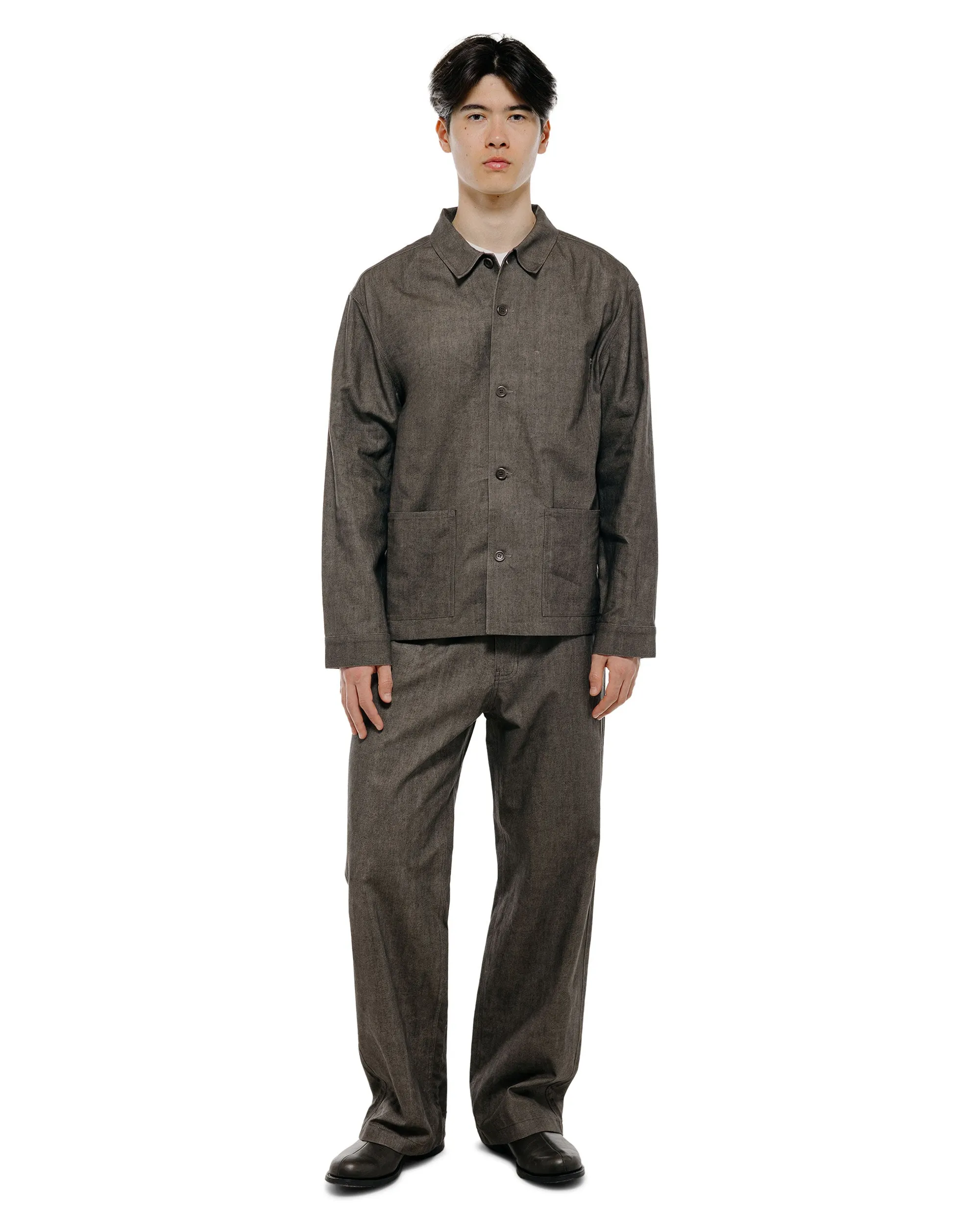 Amomento Linen Pocket Jacket Brown sold by Lost & Found product image thumbnail 5