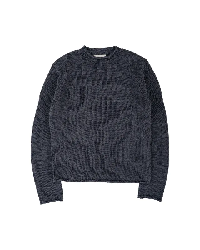 Amomento Paper Yarn Pullover Charcoal made by Amomento