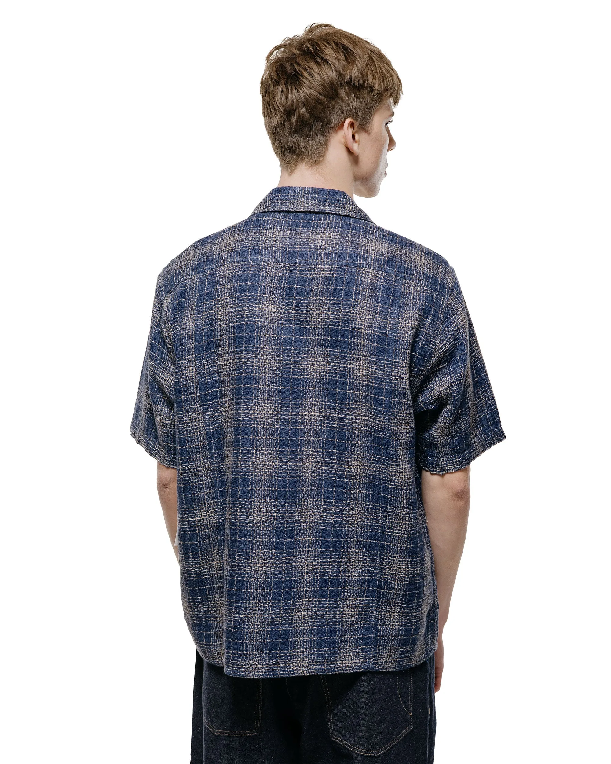 Corridor Wavy Linen SS Navy sold by Lost & Found product image thumbnail 3