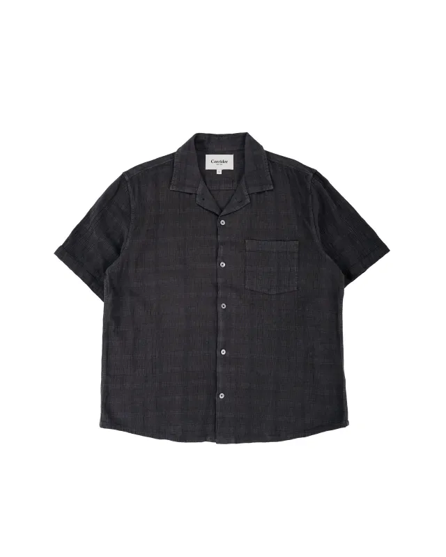 Corridor Washed Dobby SS Black made by Corridor