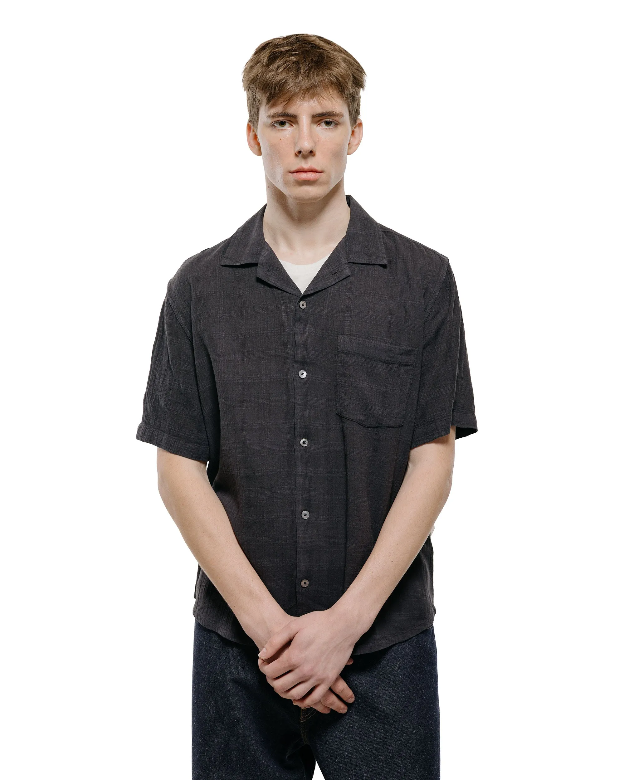 Corridor Washed Dobby SS Black sold by Lost & Found product image thumbnail 2