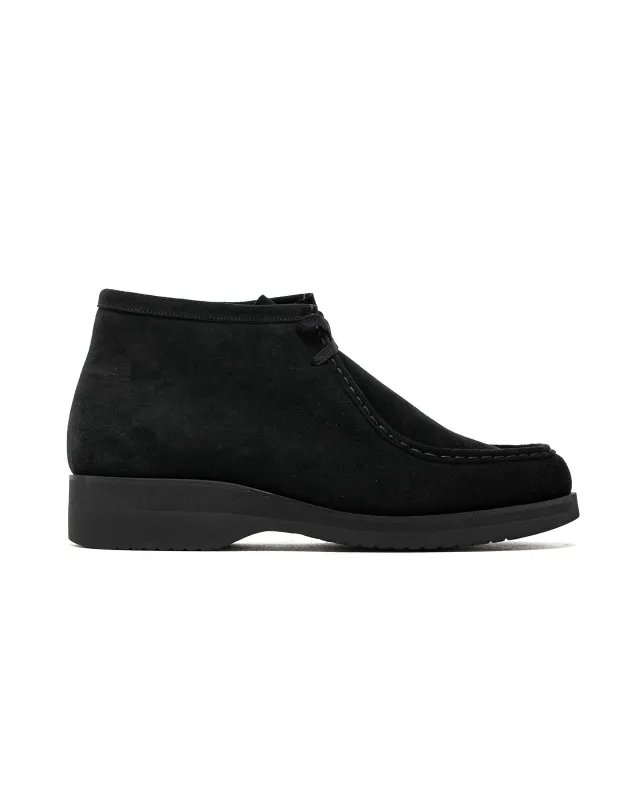 Footworks Tyrolean Shoes Black Suede made by Lost & Found