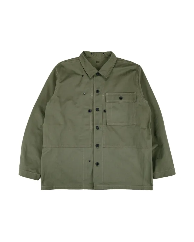 The Real McCoy's MJ23011 P-44 Utility Coat Sage Green made by The Real McCoy's