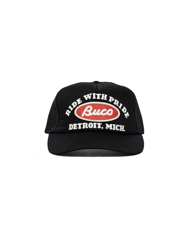 The Real McCoy's BA26001 Buco Mesh Cap / Buco Oval Black made by The Real McCoy's