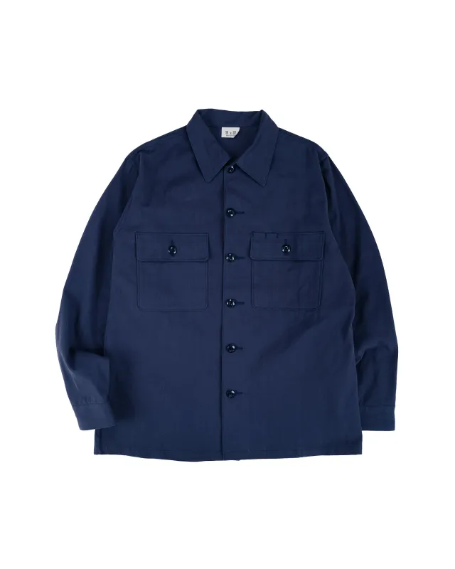 The Real McCoy's MS26003 Shirt, Man's, Missile Combat Crew Blue made by The Real McCoy's