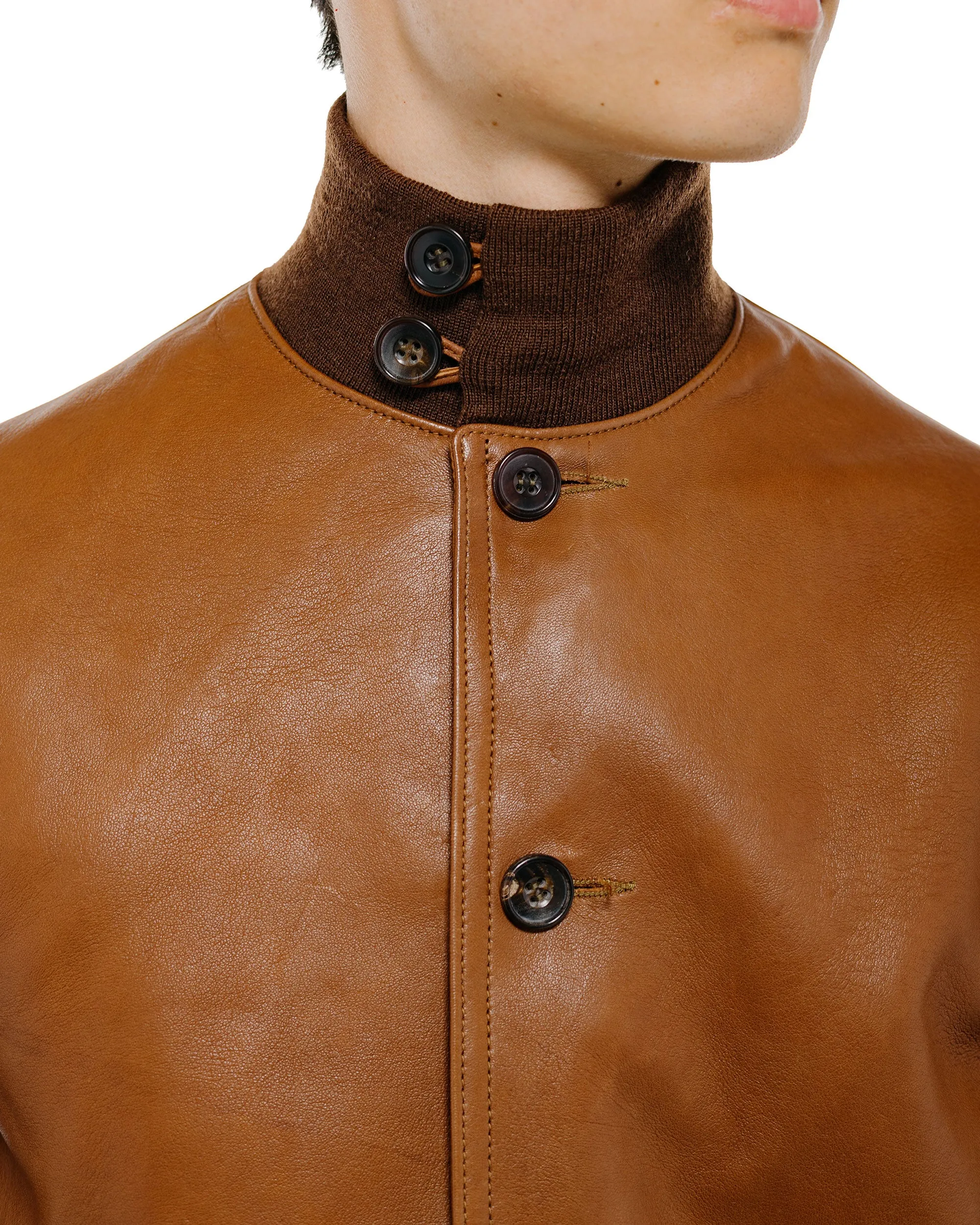 The Real McCoy's MJ24101 Type A-1 Real McCoy Mfg. Co. / Sheepskin Russet Brown sold by Lost & Found product image thumbnail 3
