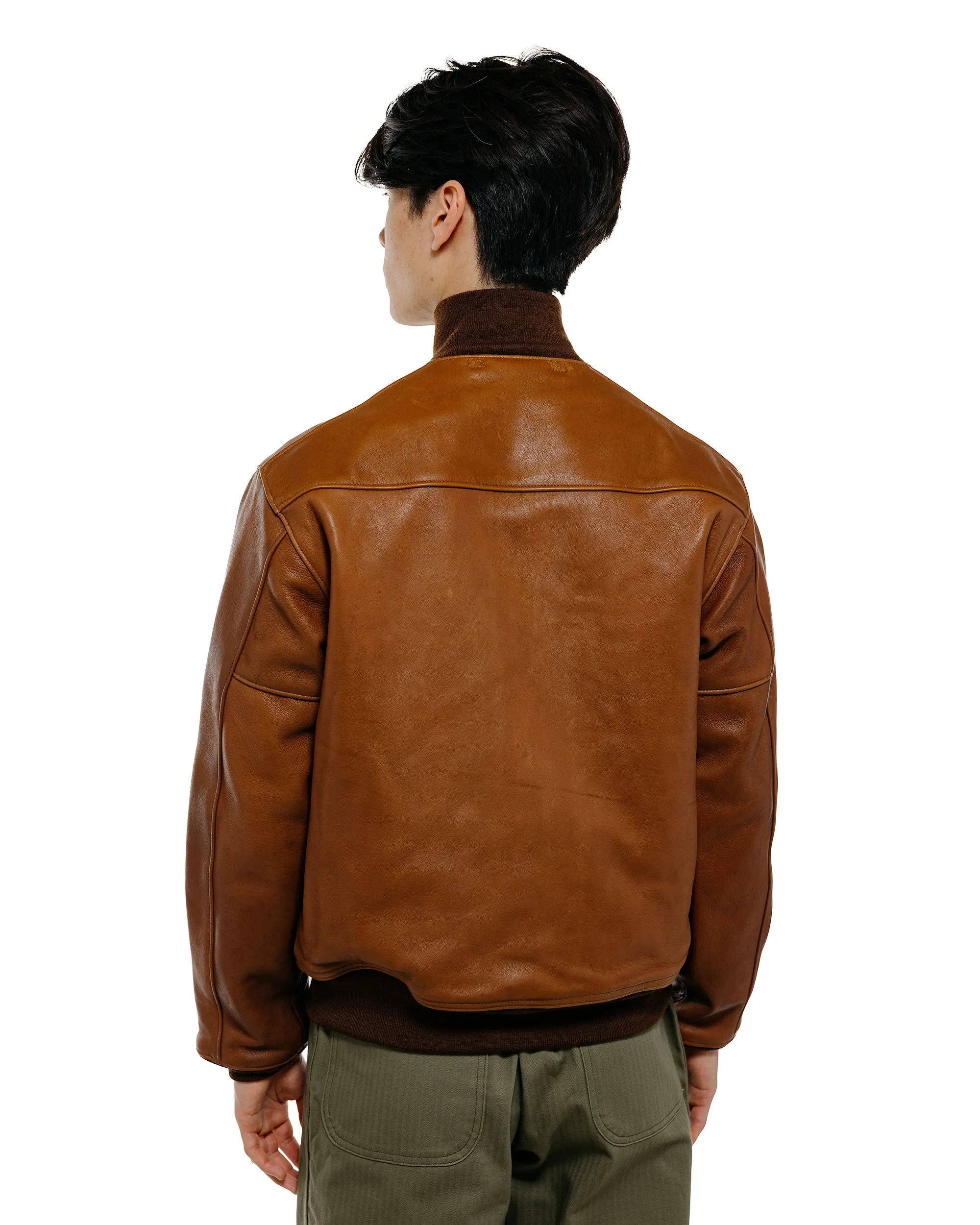 The Real McCoy's MJ24101 Type A-1 Real McCoy Mfg. Co. / Sheepskin Russet Brown sold by Lost & Found product image thumbnail 4