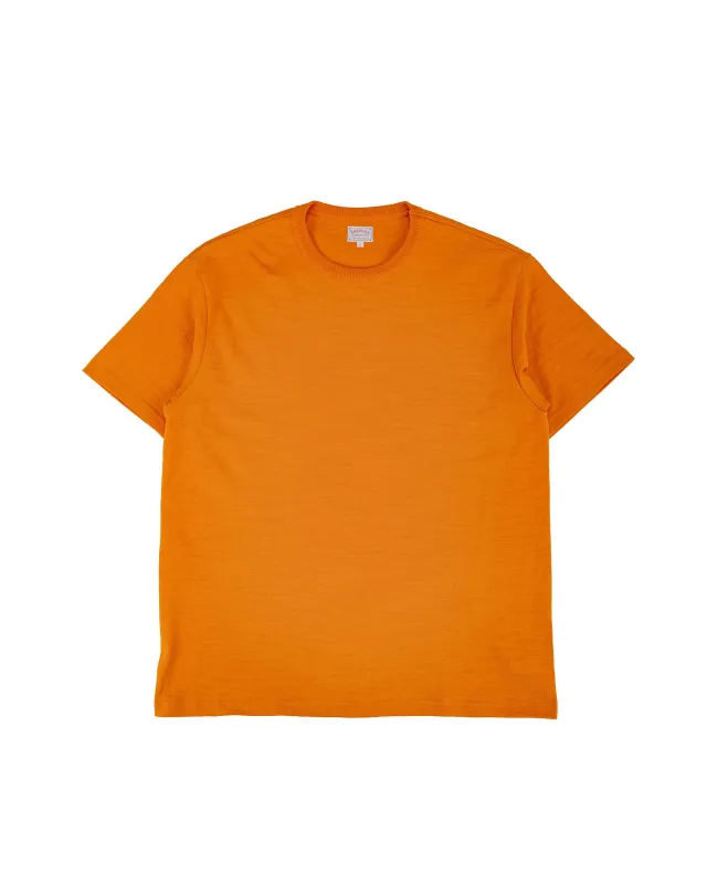 The Real McCoy's MC19010 Athletic T-Shirt / Loop-Wheel Orange made by The Real McCoy's
