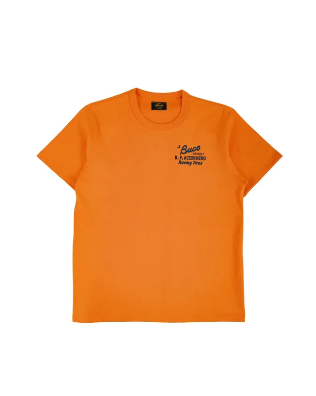 The Real McCoy's BC26007 Buco Tee / R.F. Accornero Orange made by The Real McCoy's