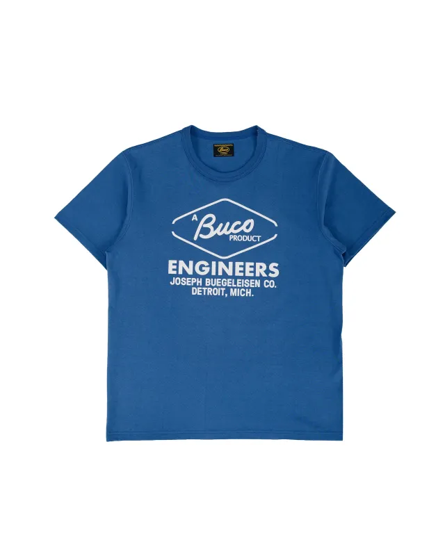 The Real McCoy's BC26001 Buco Tee / Buco Engineers Royal Blue made by The Real McCoy's