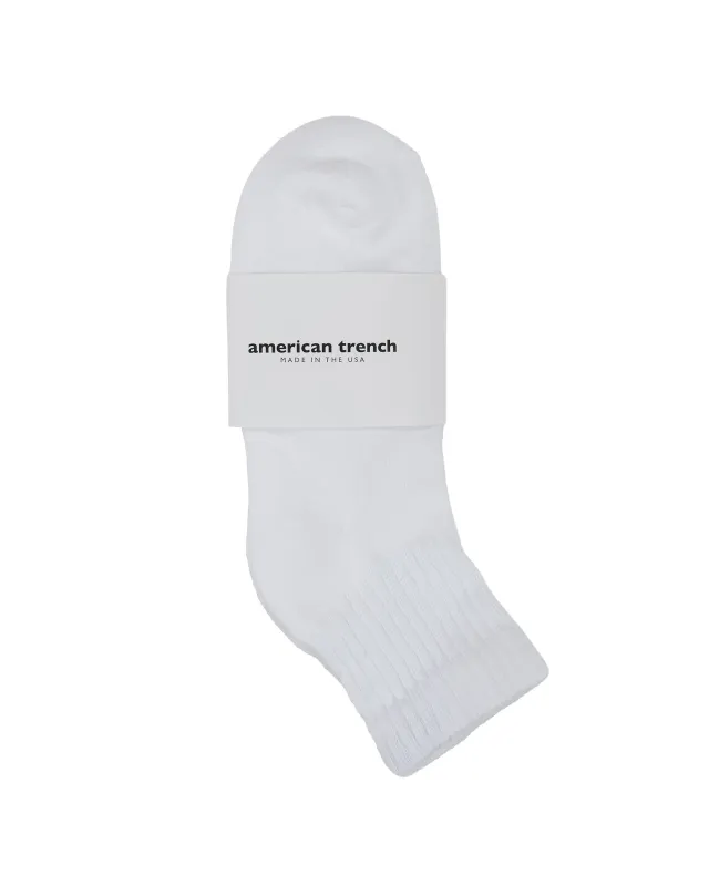 American Trench The Solids Quarter Crew White made by American Trench