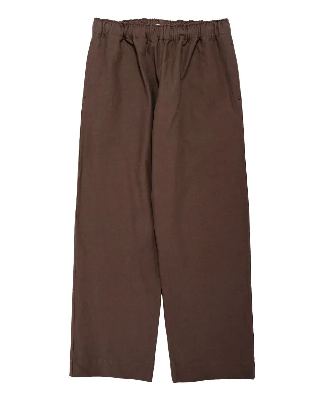 Body of Work Jasper Pull-On Pant Nep Cotton Linen Mineral made by Body of Work