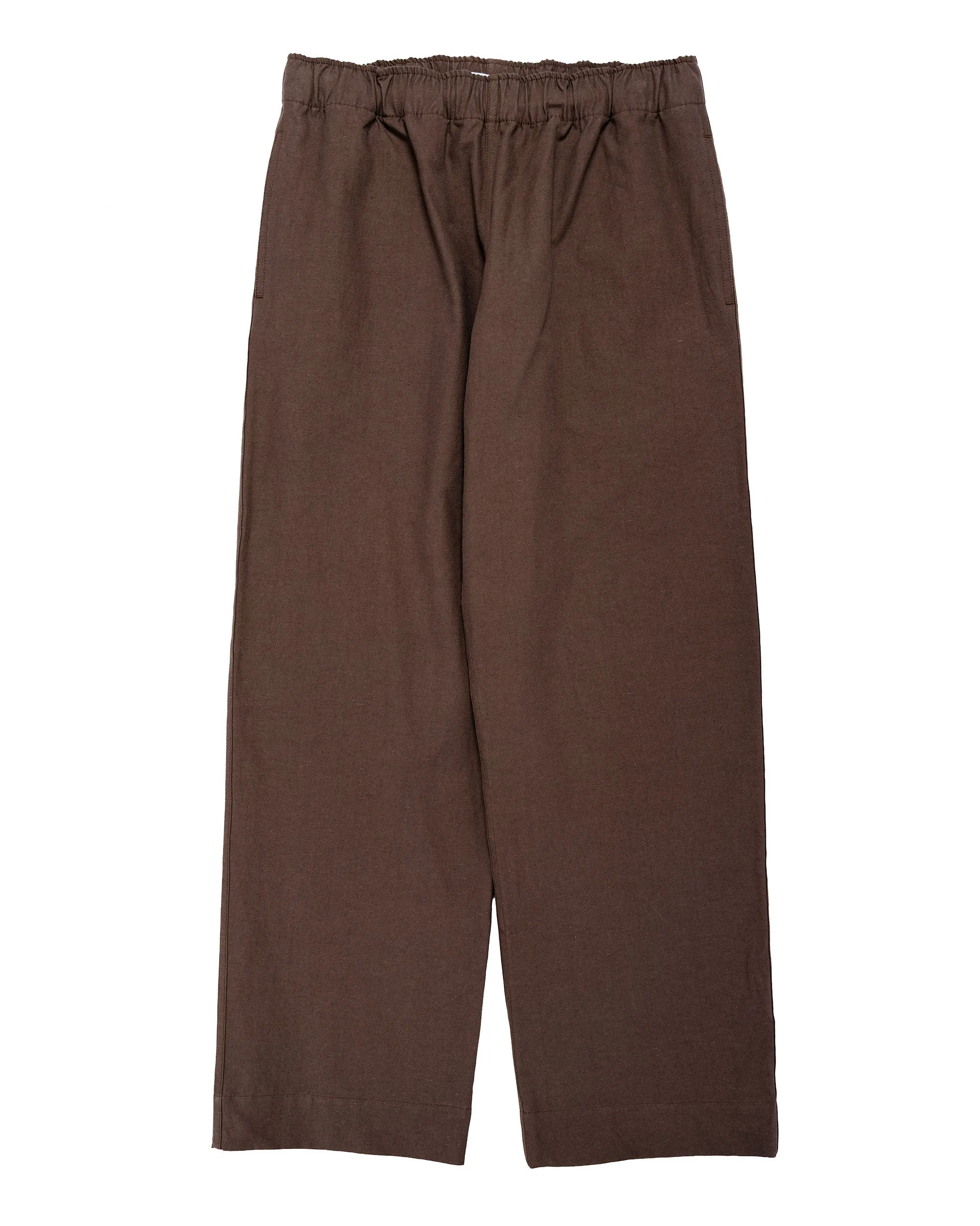 Body of Work Jasper Pull-On Pant Nep Cotton Linen Mineral sold by Lost & Found