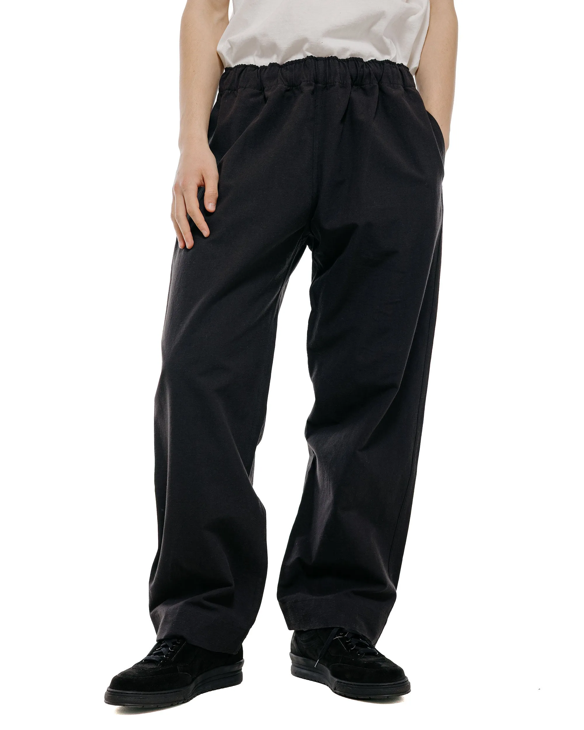 Body of Work Jasper Pull-On Pant Nep Cotton Linen Black sold by Lost & Found product image thumbnail 2
