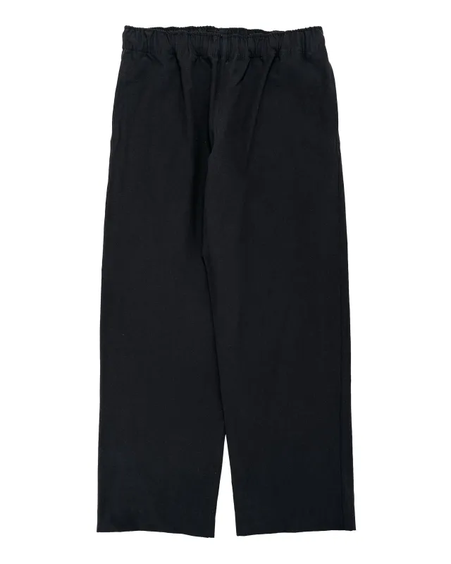 Body of Work Jasper Pull-On Pant Nep Cotton Linen Black made by Body of Work