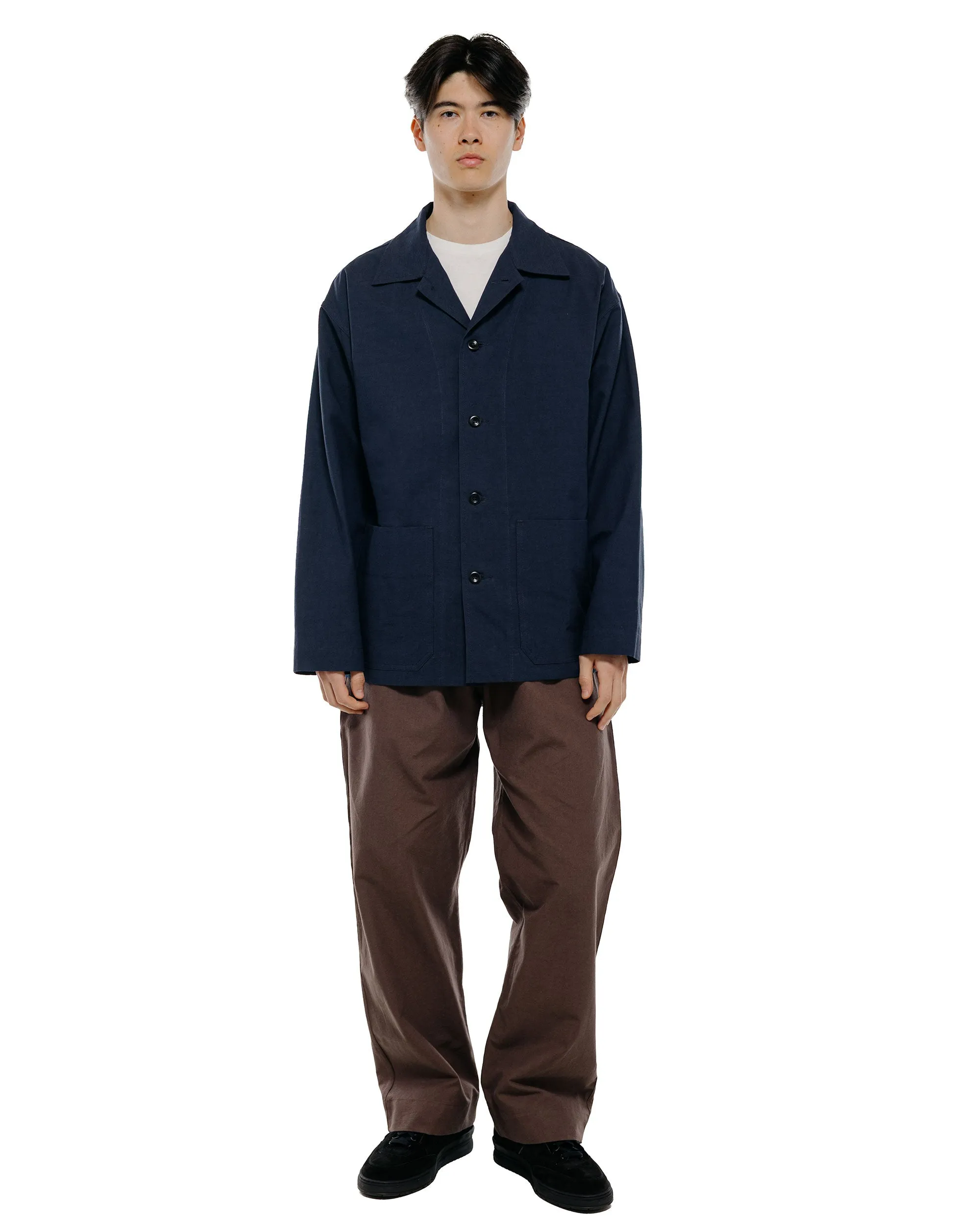 Body of Work Linden Jacket Nep Cotton Linen Navy sold by Lost & Found product image thumbnail 5