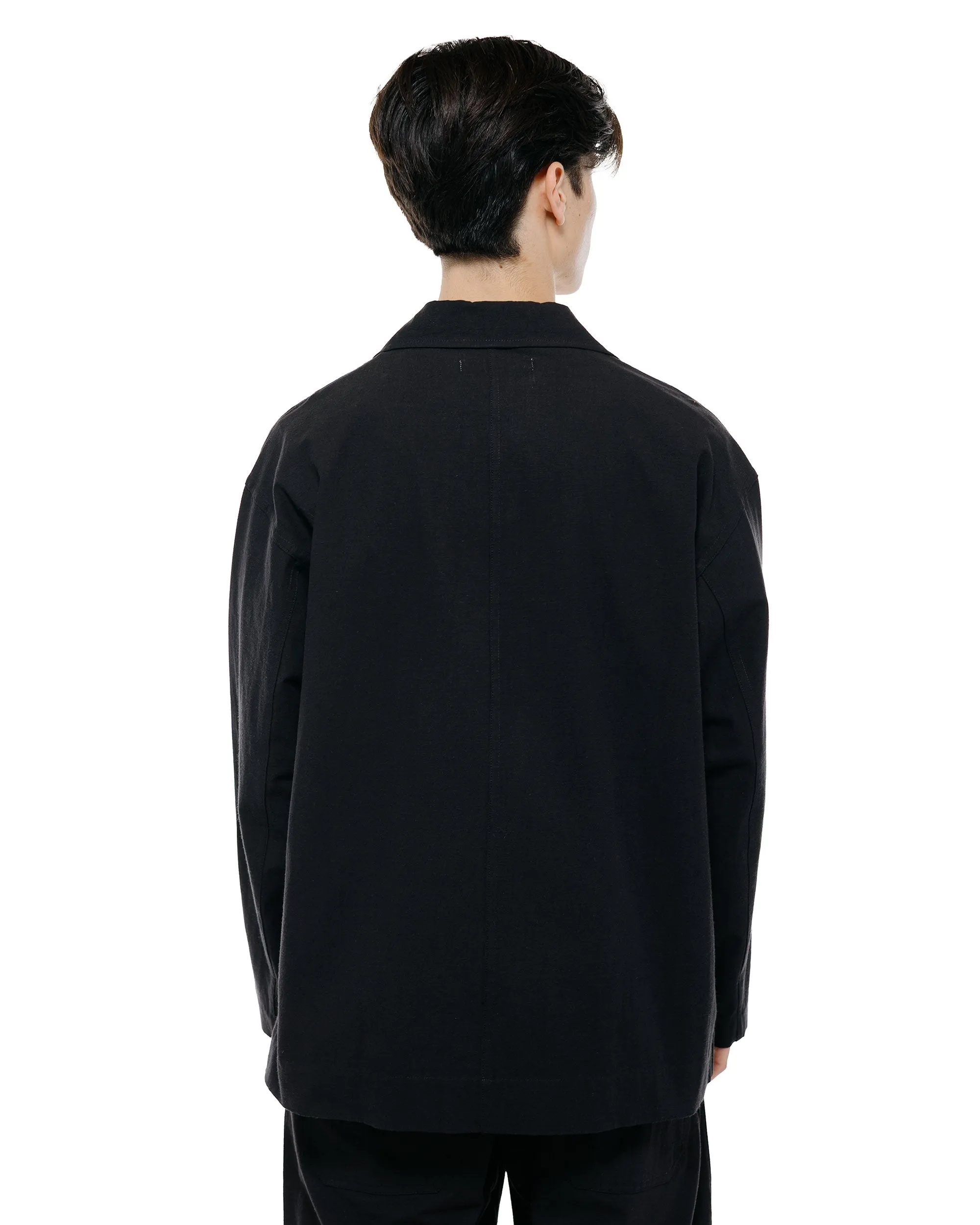 Body of Work Linden Jacket Nep Cotton Linen Black sold by Lost & Found product image thumbnail 4
