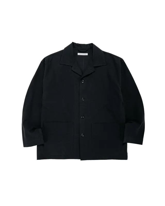 Body of Work Linden Jacket Nep Cotton Linen Black made by Body of Work