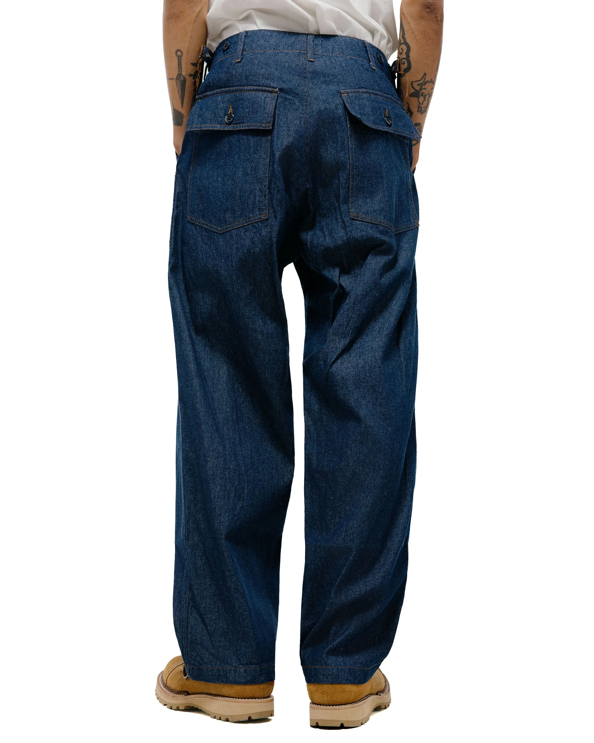 Engineered Garments Workaday Fatigue Pant Indigo Industrial 8oz Denim sold by Lost & Found product image thumbnail 4