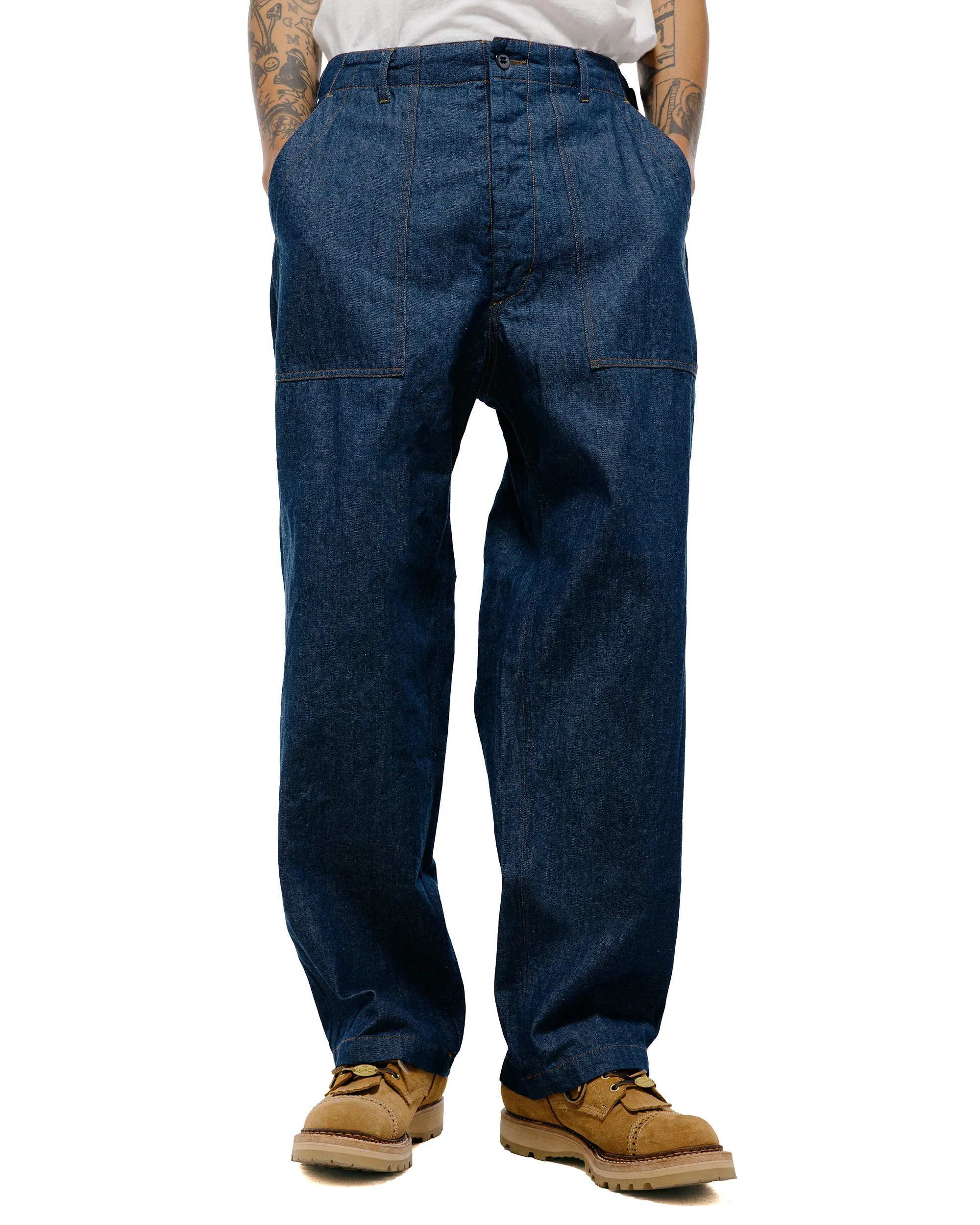 Engineered Garments Workaday Fatigue Pant Indigo Industrial 8oz Denim sold by Lost & Found product image thumbnail 2