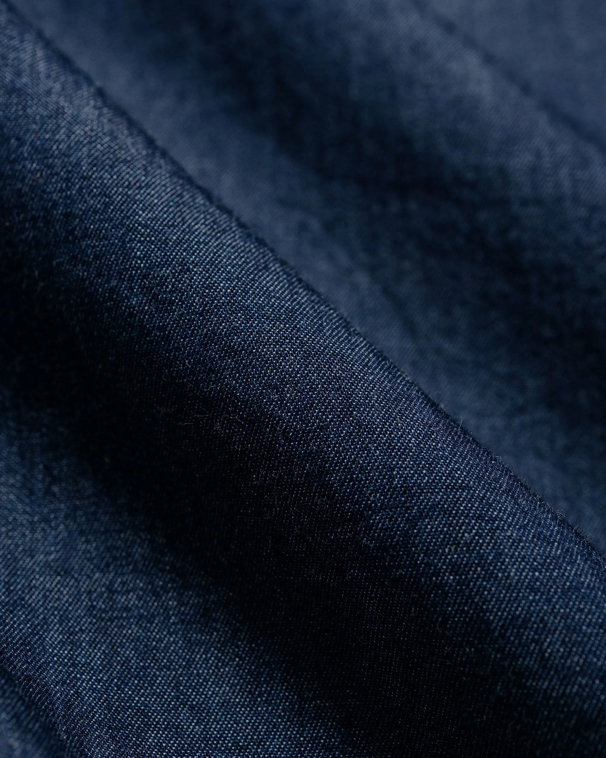Engineered Garments Workaday Spinnaker Shirt Indigo 4.5oz Denim Shirting sold by Lost & Found product image thumbnail 5