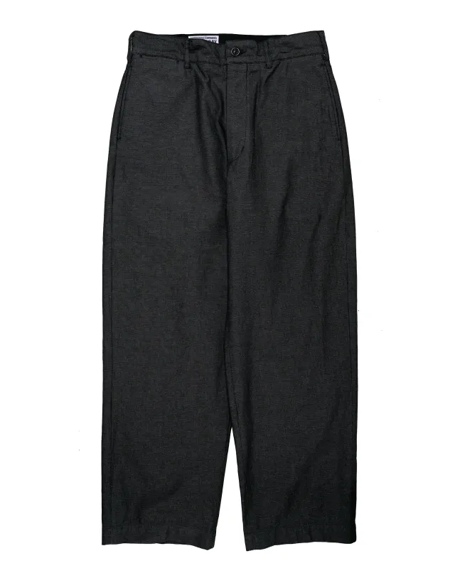 Engineered Garments Workaday Chino Pant Charcoal Cotton Heavy Oxford made by Lost & Found