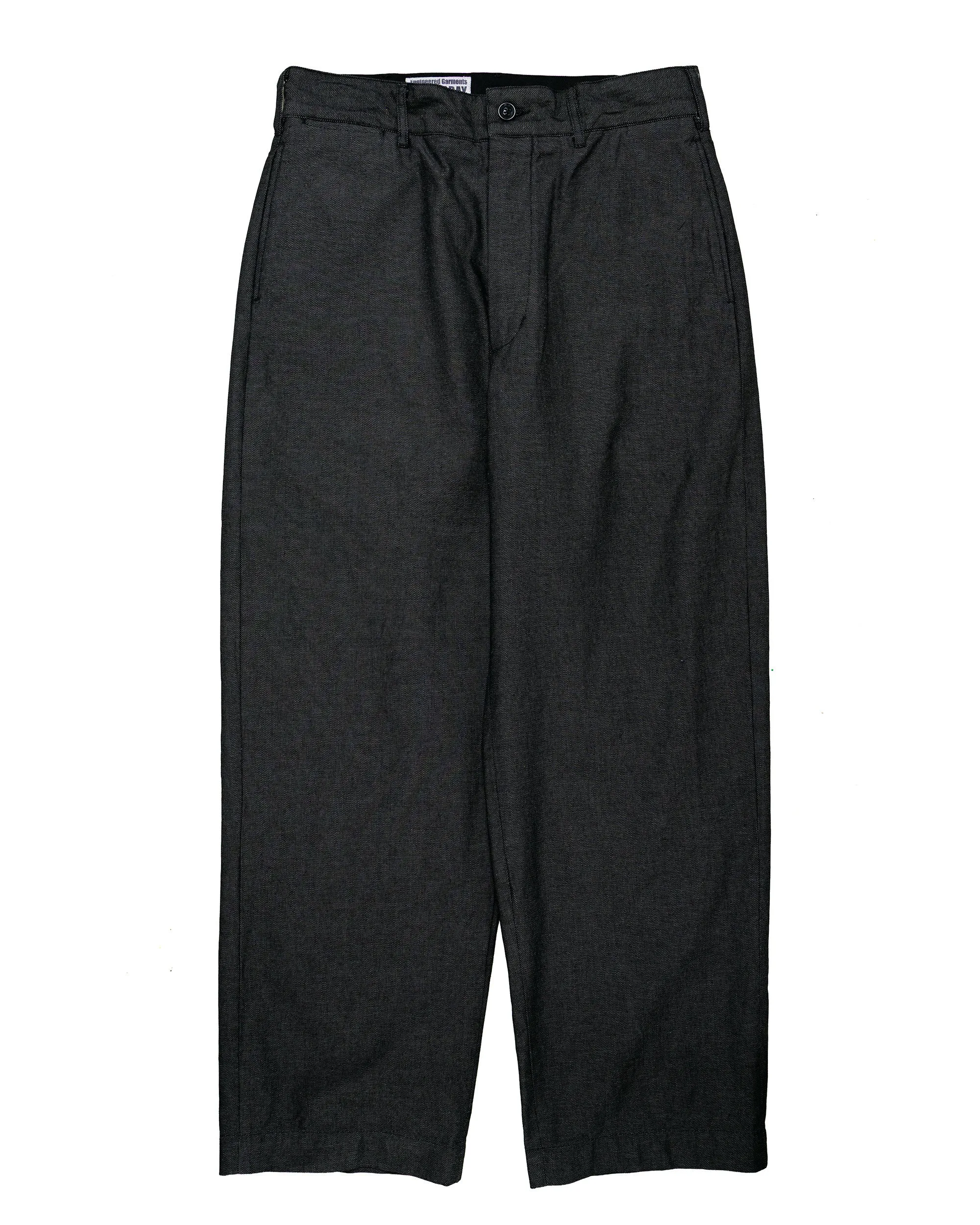 Engineered Garments Workaday Chino Pant Charcoal Cotton Heavy Oxford sold by Lost & Found