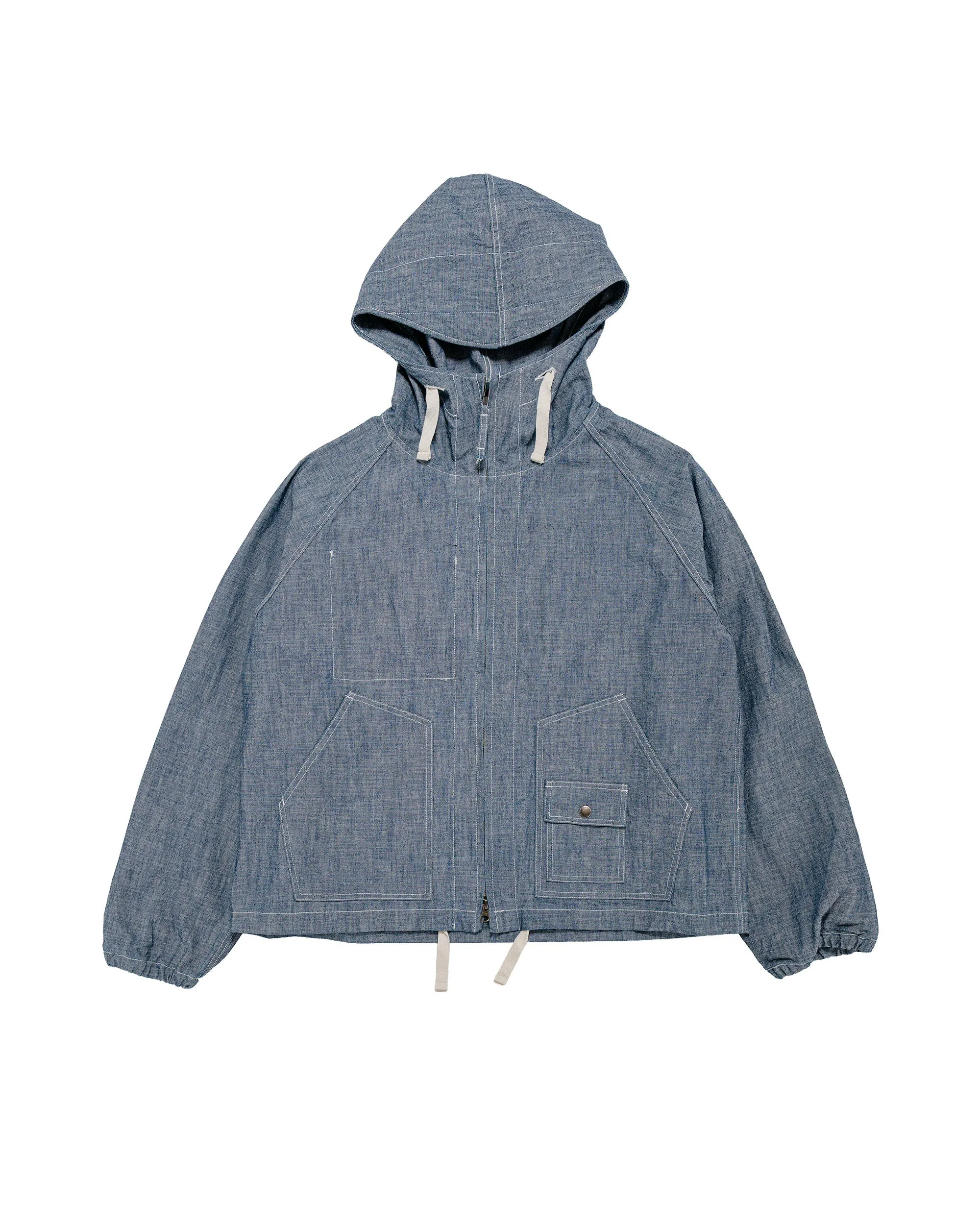 Engineered Garments Workaday Deck Parka Indigo 10oz Sea Canvas sold by Lost & Found